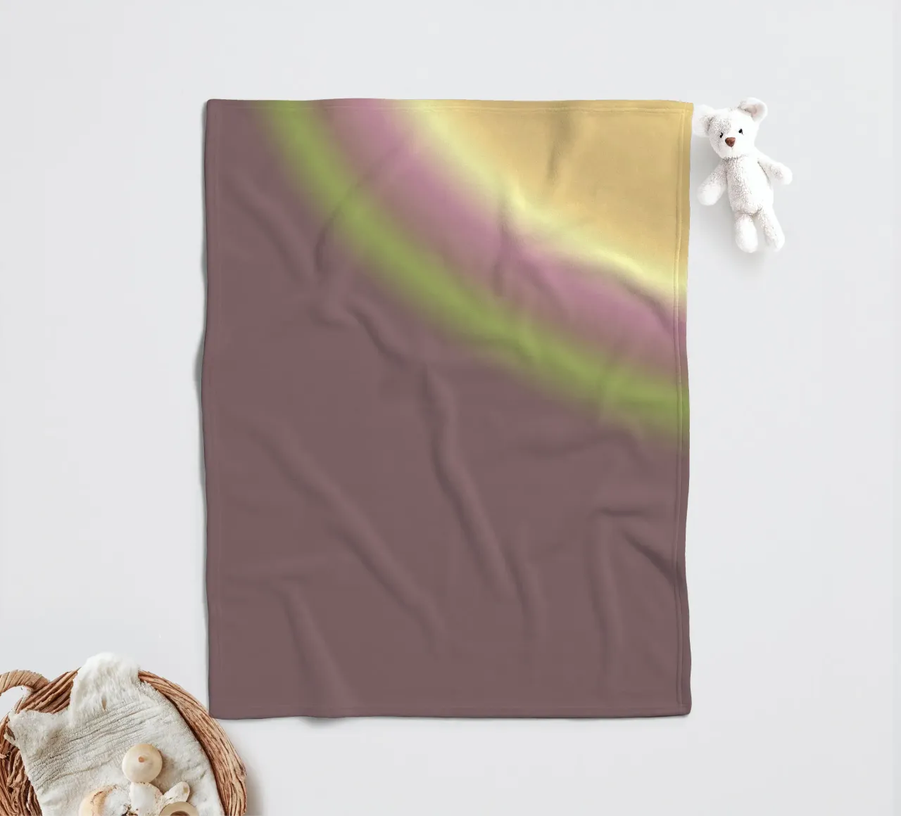 DARE TO BE YOURSELF coperta in pile da ÂME LIBRE STUDIO