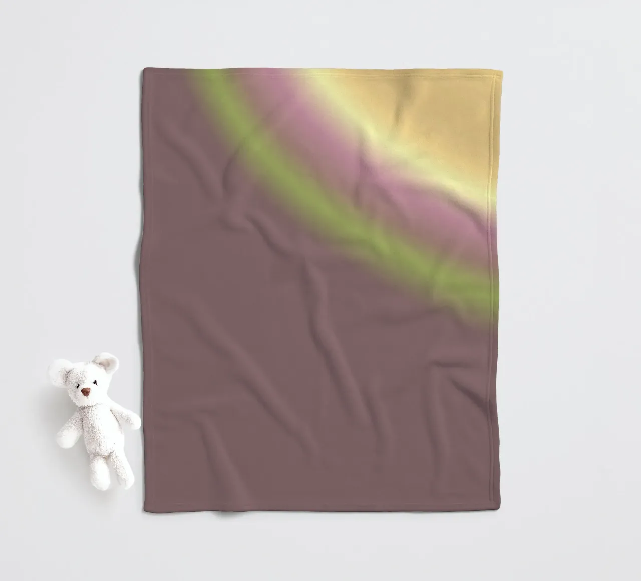 DARE TO BE YOURSELF coperta in pile da ÂME LIBRE STUDIO