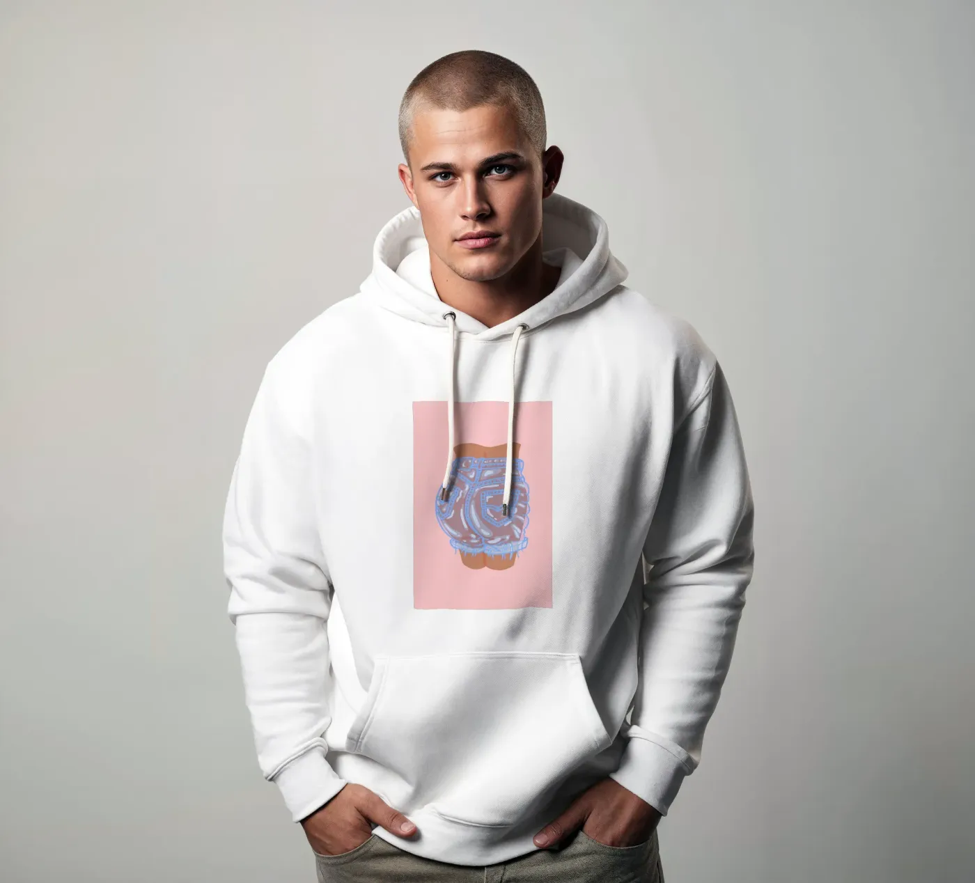 Bubble Butt hoodie by Laura O'Connor
