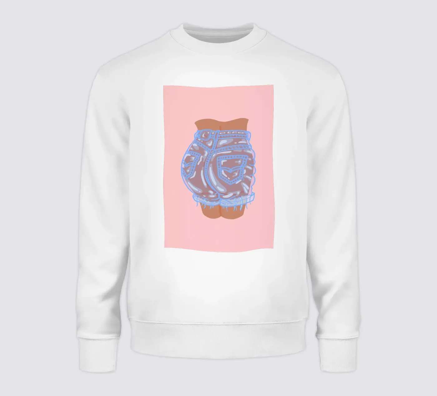 Bubble Butt sweatshirt by Laura O'Connor