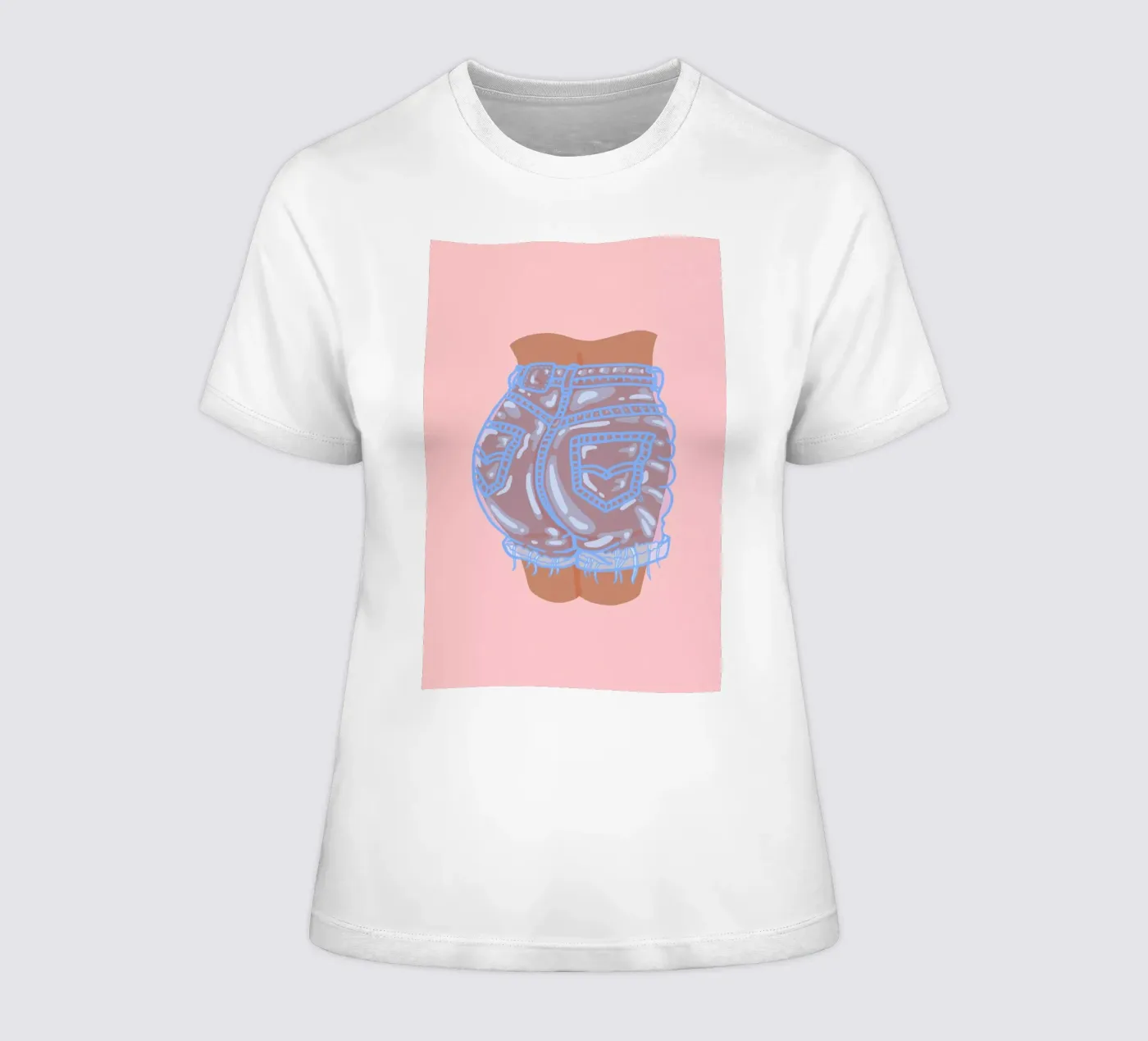 Bubble Butt t-shirt da donna da Laura O'Connor