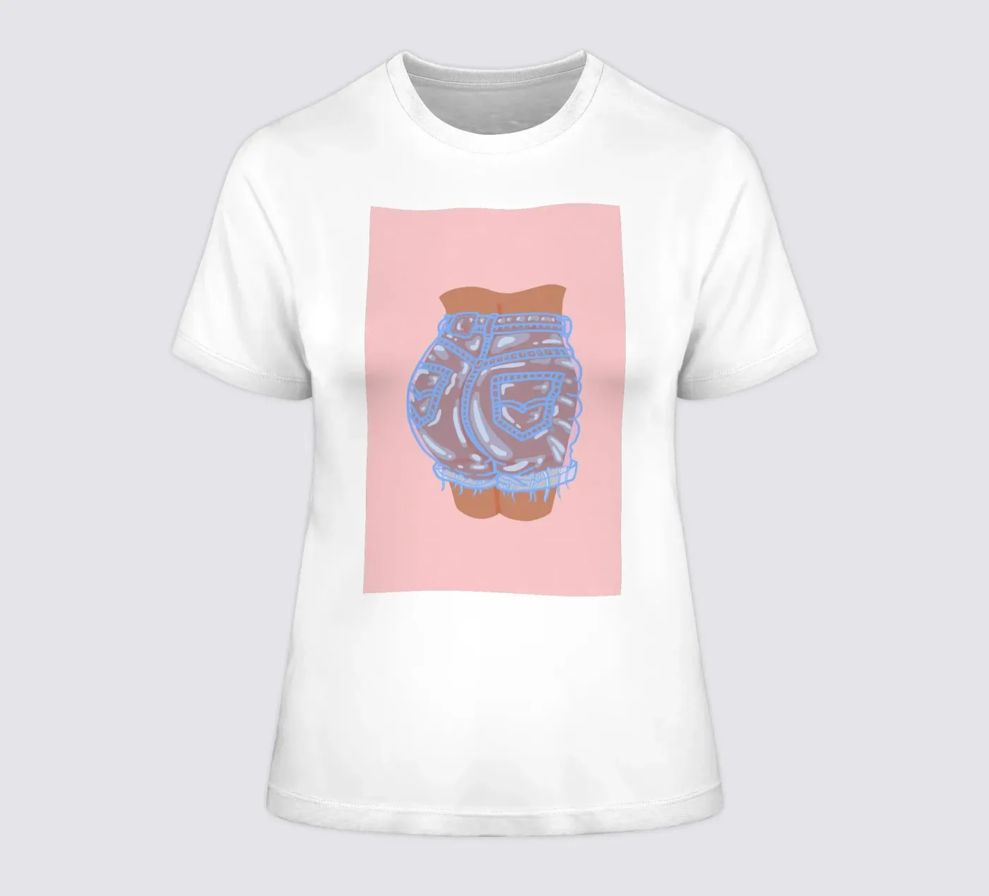 Bubble Butt t-shirt da donna da Laura O'Connor