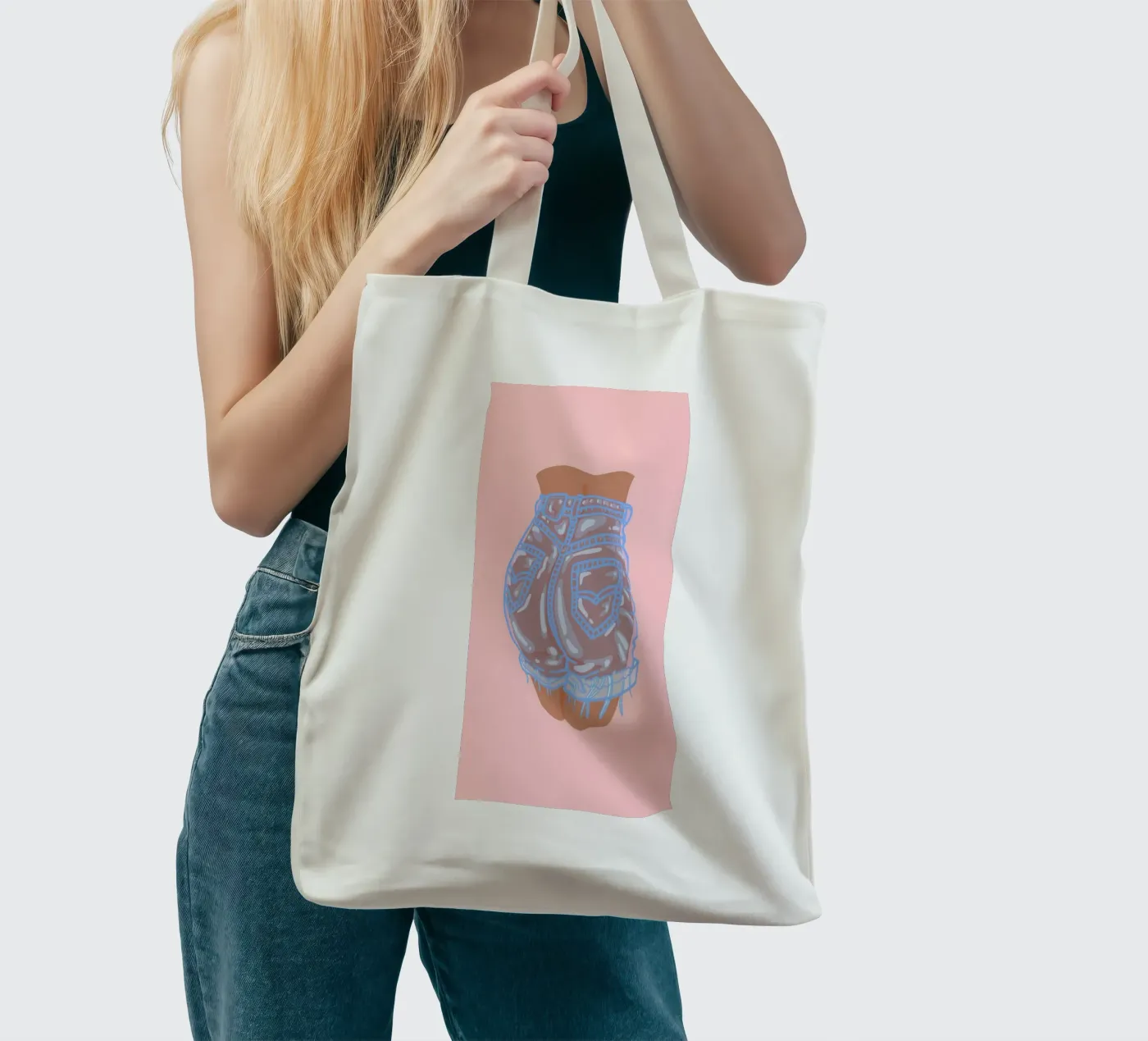 Bubble Butt tote bag by Laura O'Connor