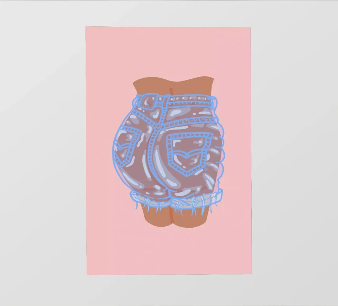 Bubble Butt pellicola backlit da Laura O'Connor