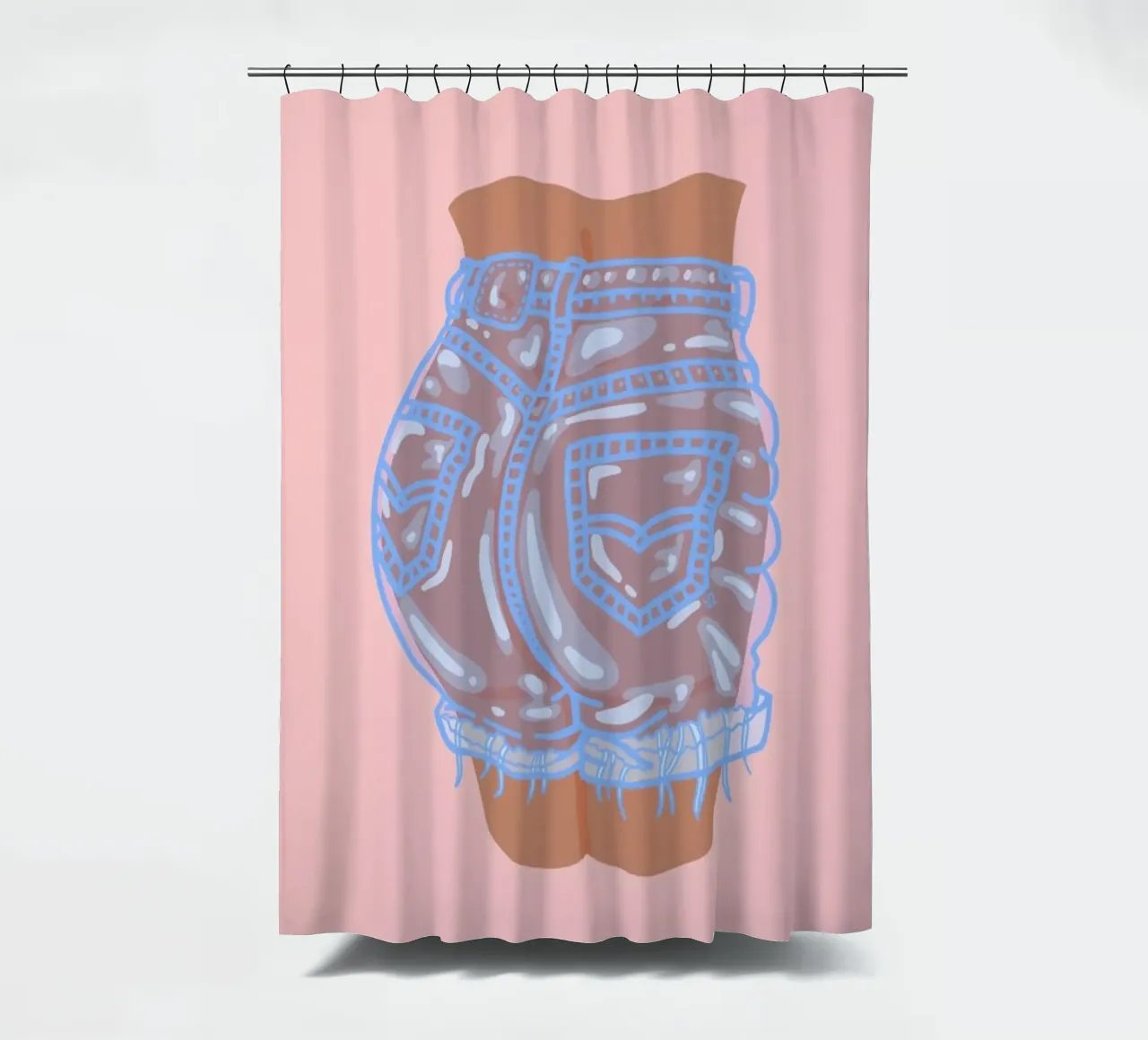 Bubble Butt Duschvorhang von Laura O'Connor