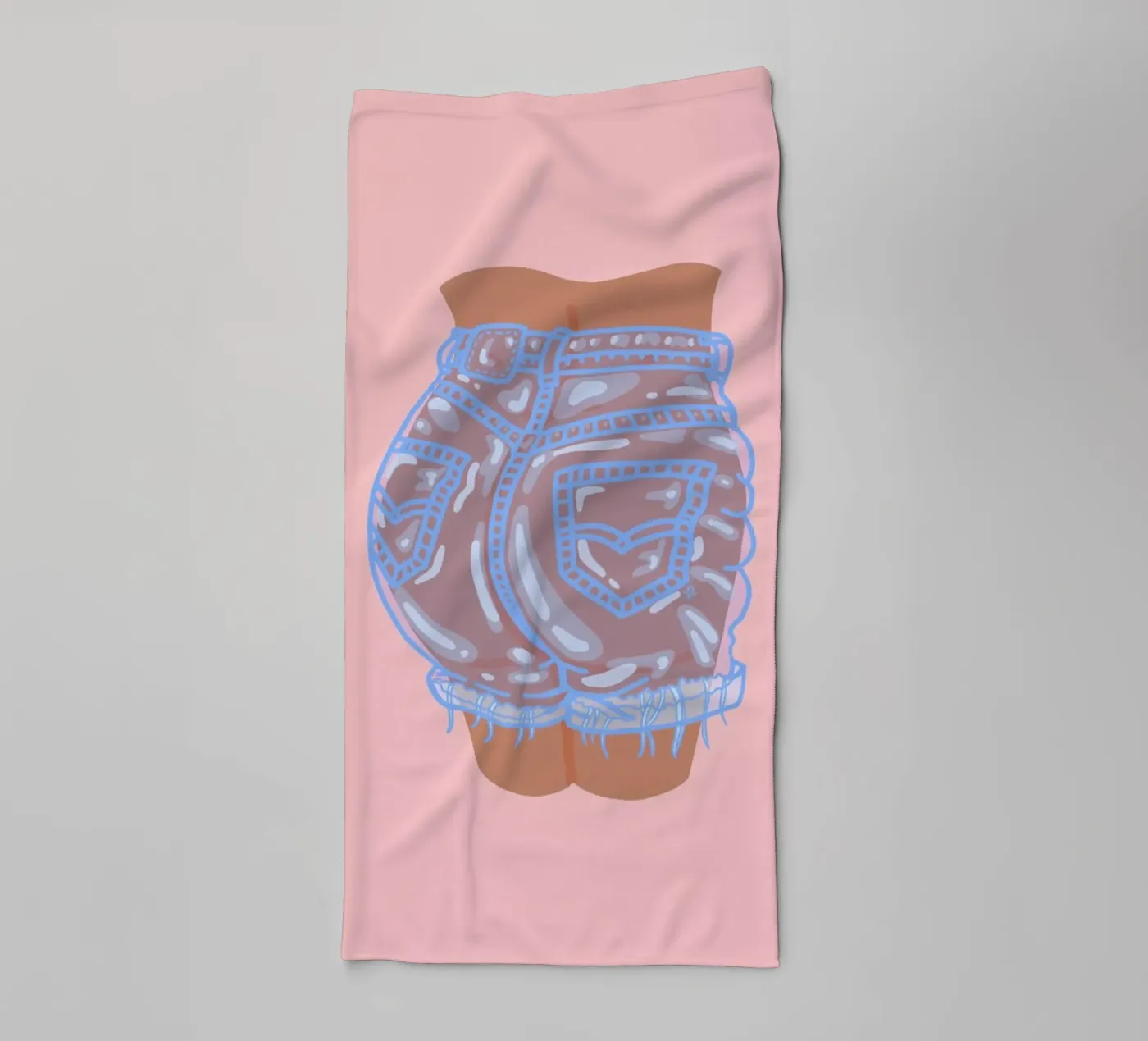 Bubble Butt towel by Laura O'Connor