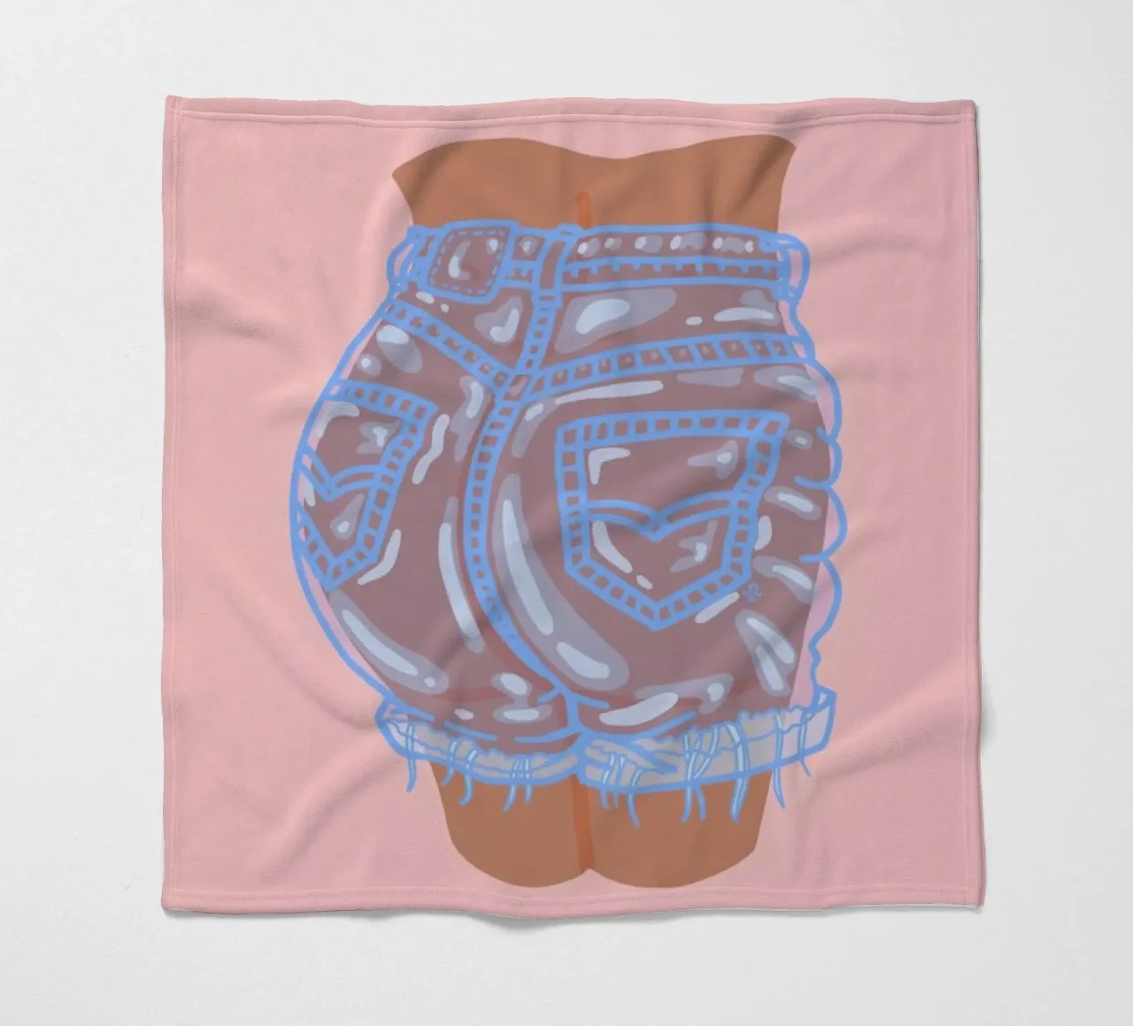 Bubble Butt fleecedeken van Laura O'Connor