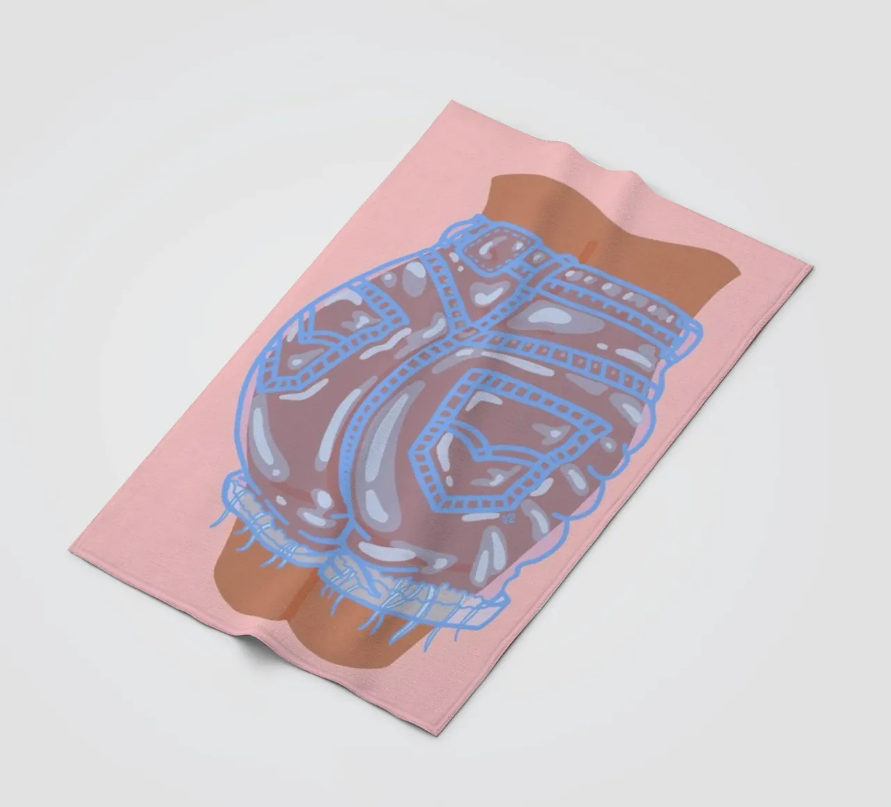 Bubble Butt fleecedeken van Laura O'Connor