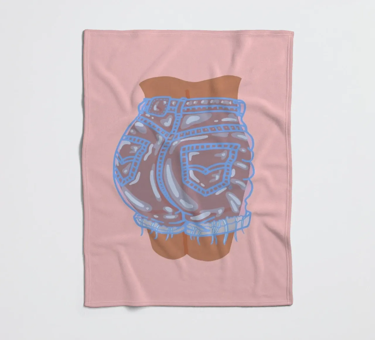 Bubble Butt fleecedeken van Laura O'Connor