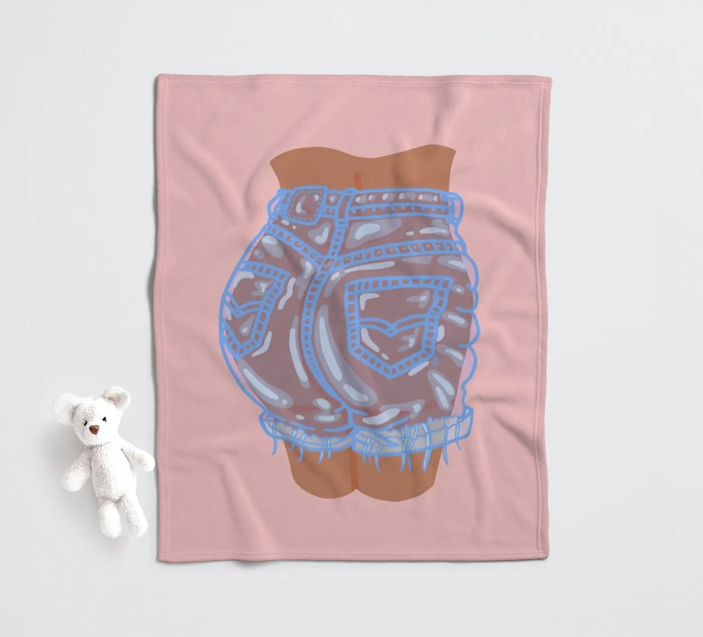 Bubble Butt Fleecedecke von Laura O'Connor