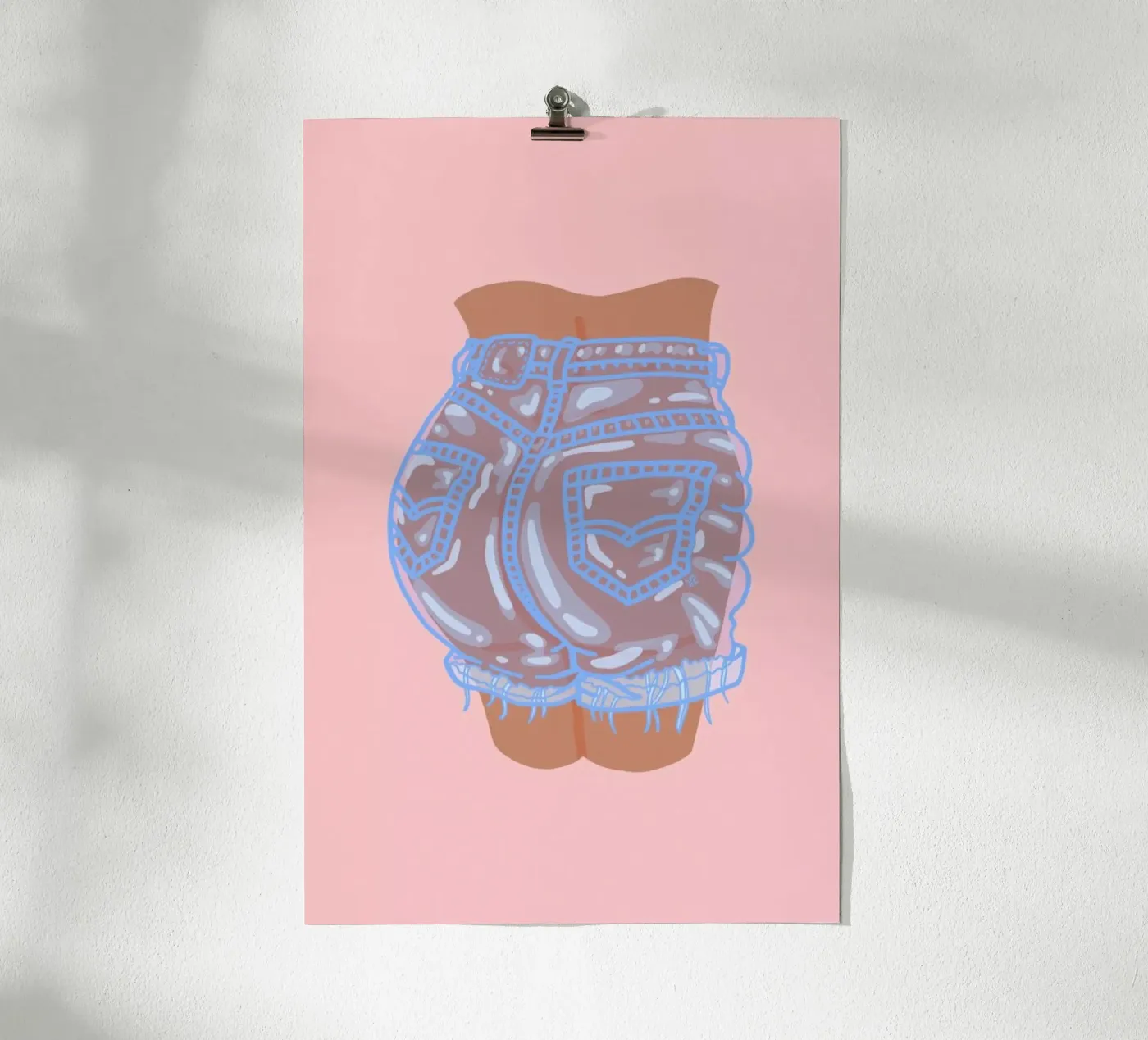 Bubble Butt poster by Laura O'Connor