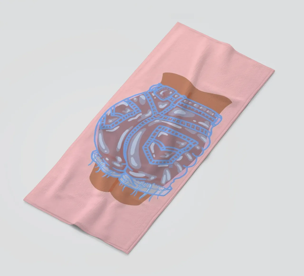 Bubble Butt strandhanddoek van Laura O'Connor