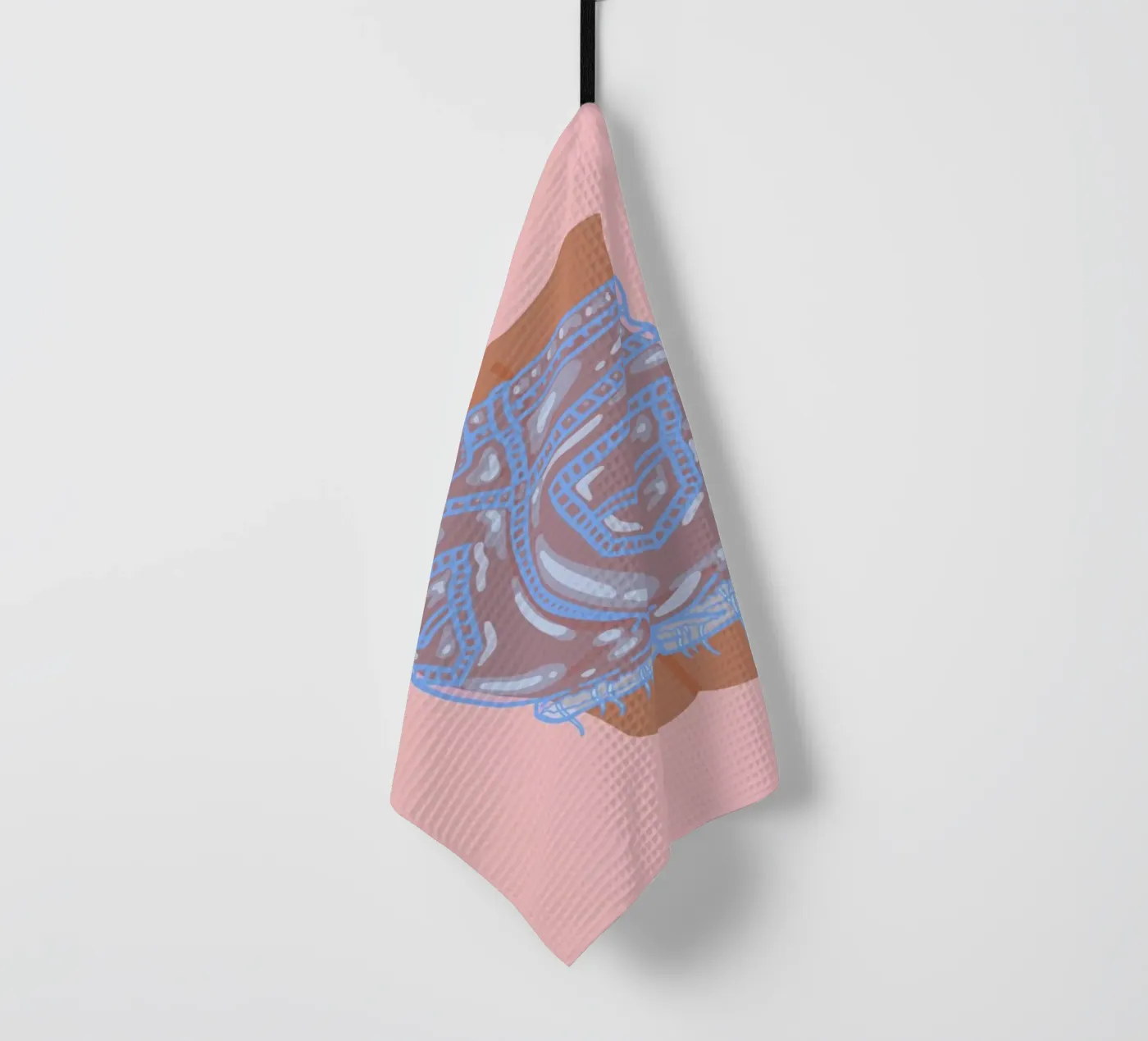 Bubble Butt tea towel by Laura O'Connor