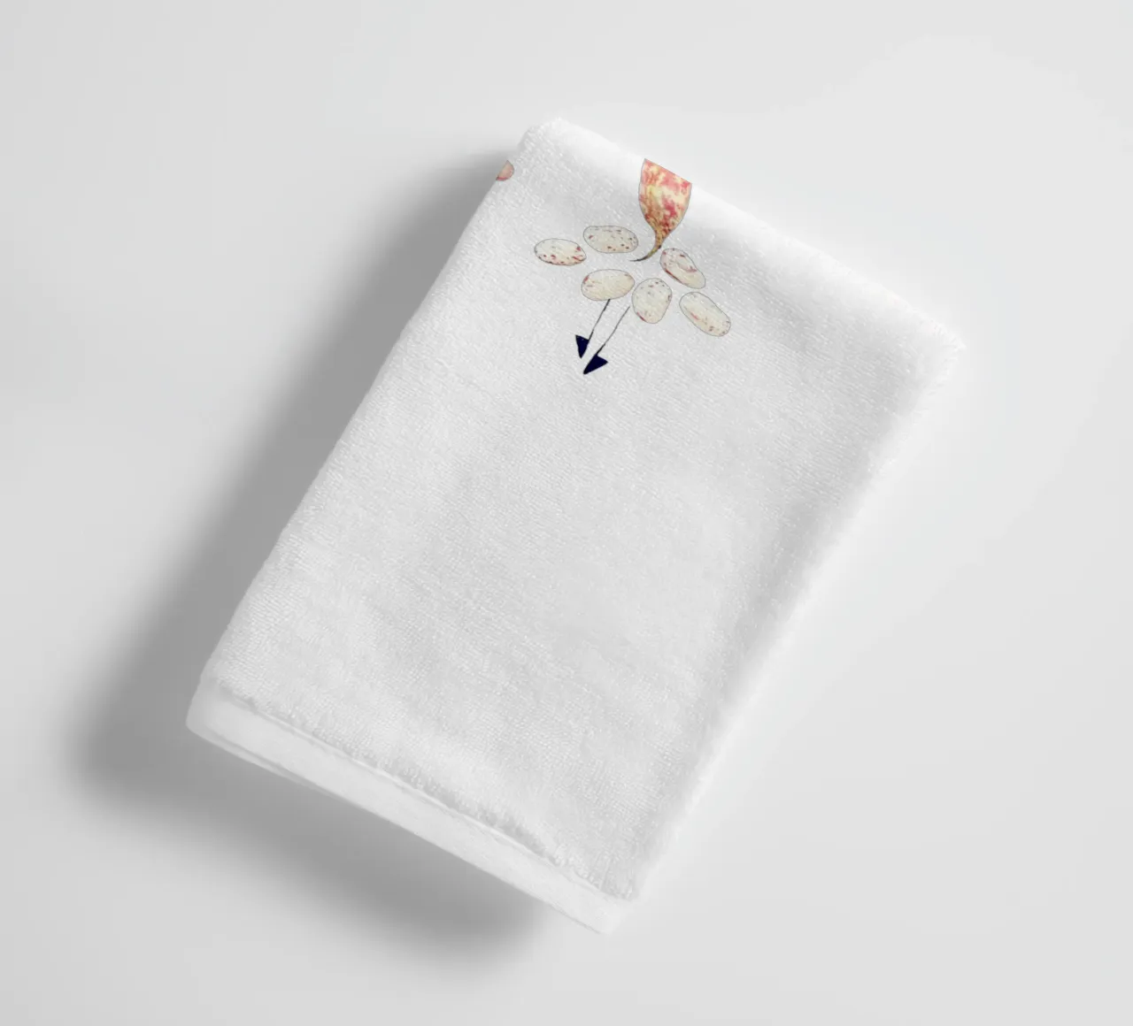Cranberry Bean Trio asciugamano da bagno da Gretchen Roehrs