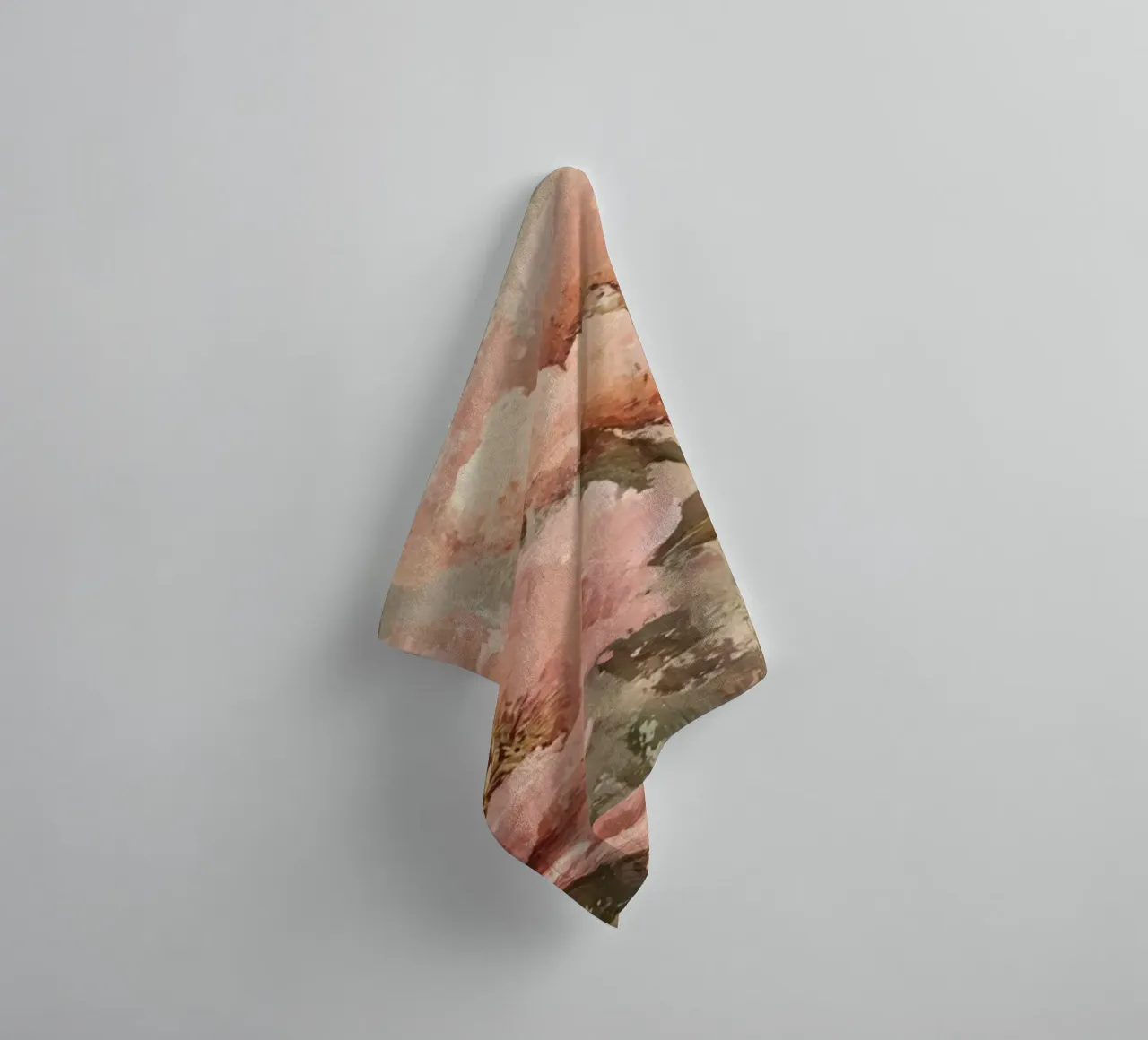 Vintage Roses On A Grunge Rustic Background towel by Flower Garden - Uta Naumann