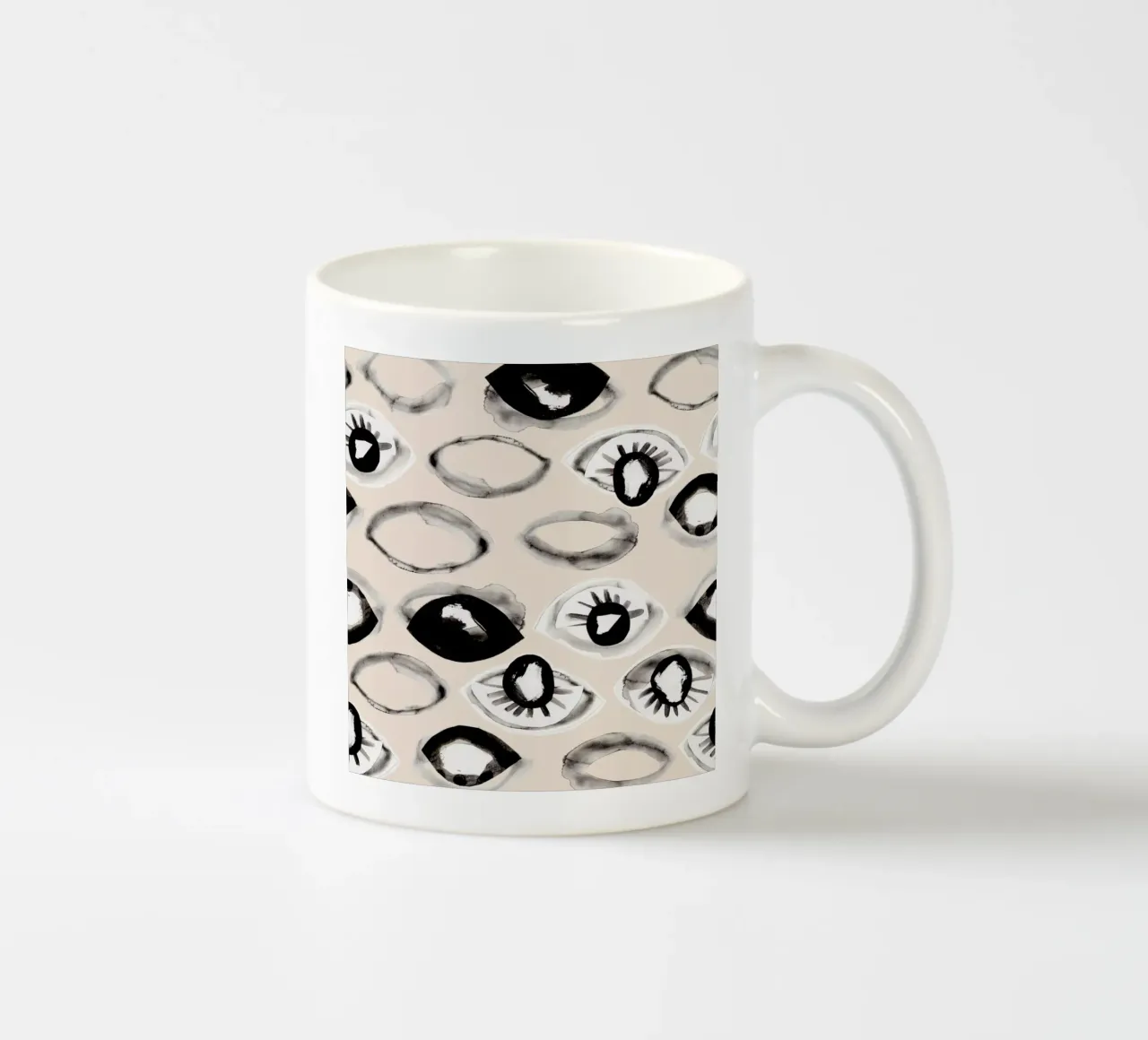 Eyes Ink I tazza in ceramica da Farina Kuklinski