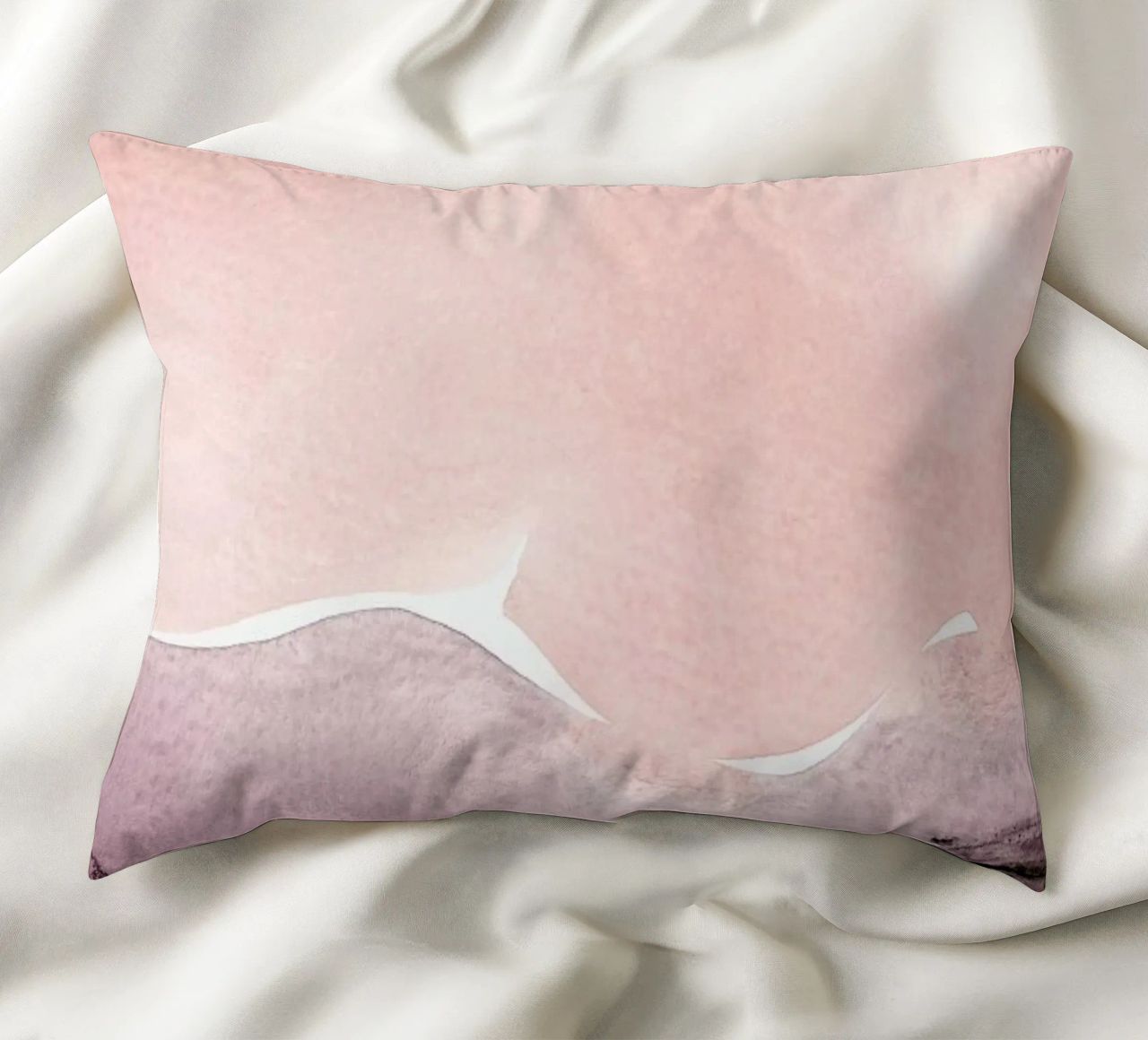 Blush & Mauve cuscino da IRIS LEHNHARDT FINE ART