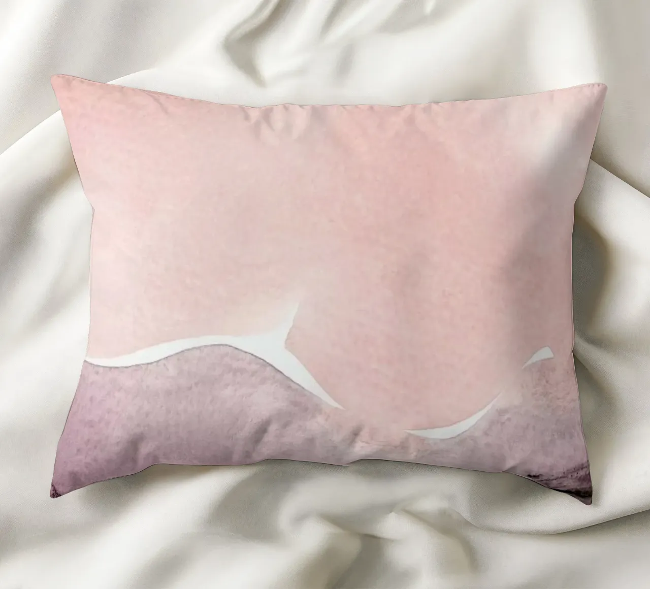 Blush & Mauve Kissen von IRIS LEHNHARDT FINE ART