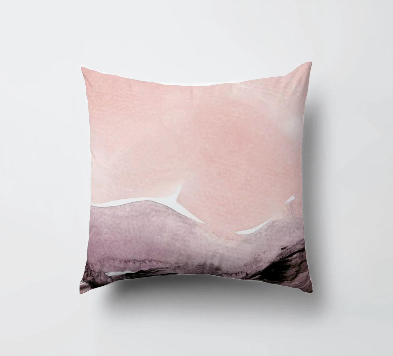 Blush & Mauve cuscino da IRIS LEHNHARDT FINE ART