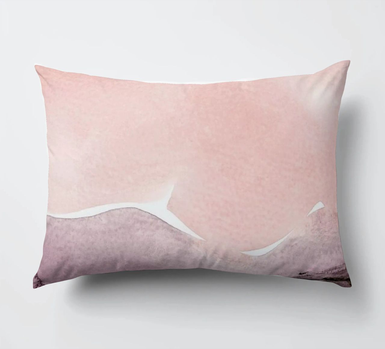 Blush & Mauve cuscino da IRIS LEHNHARDT FINE ART