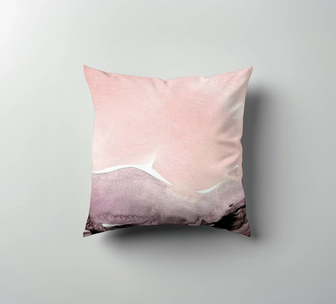 Blush & Mauve cuscino da IRIS LEHNHARDT FINE ART