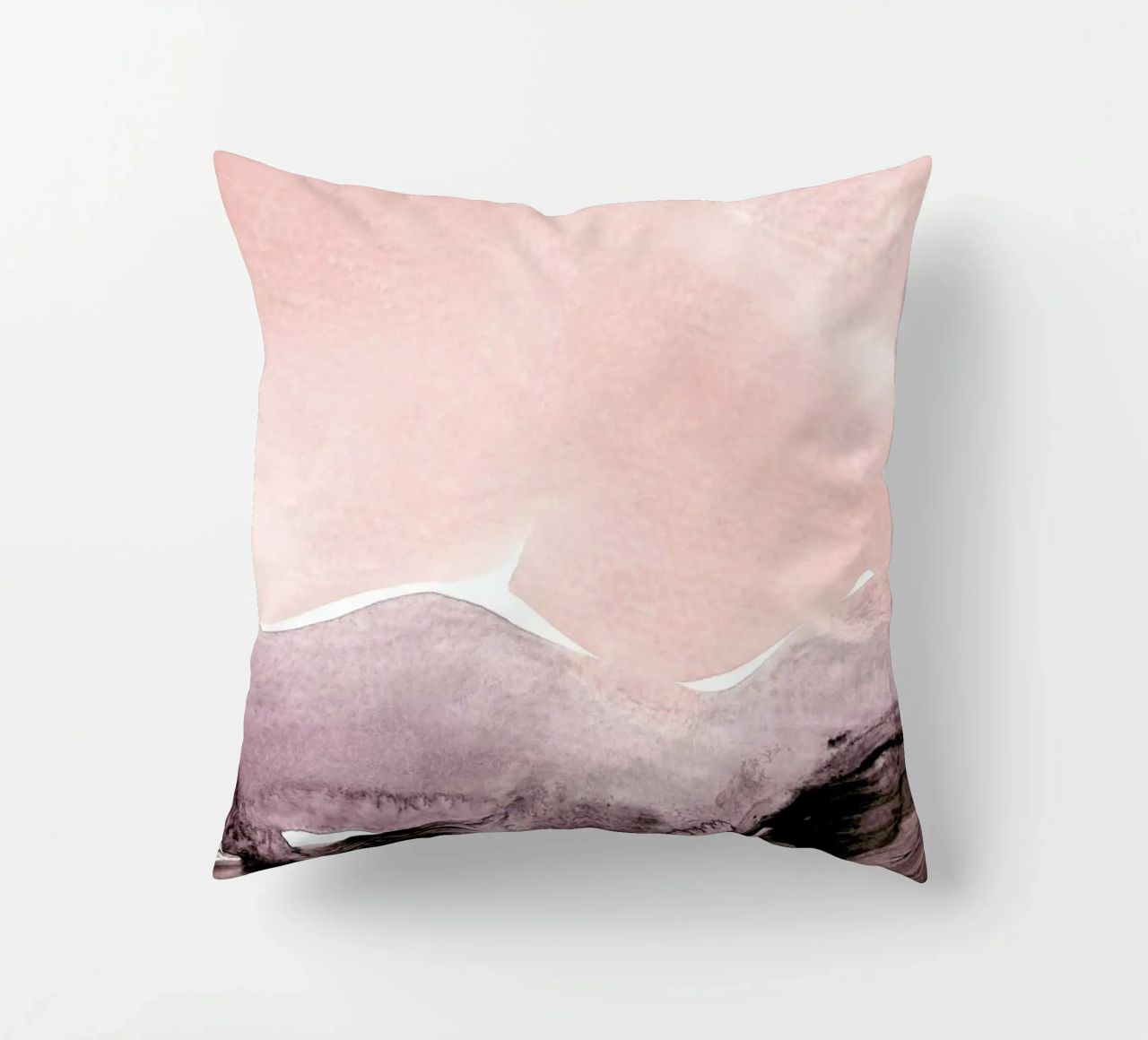 Blush & Mauve cuscino da IRIS LEHNHARDT FINE ART