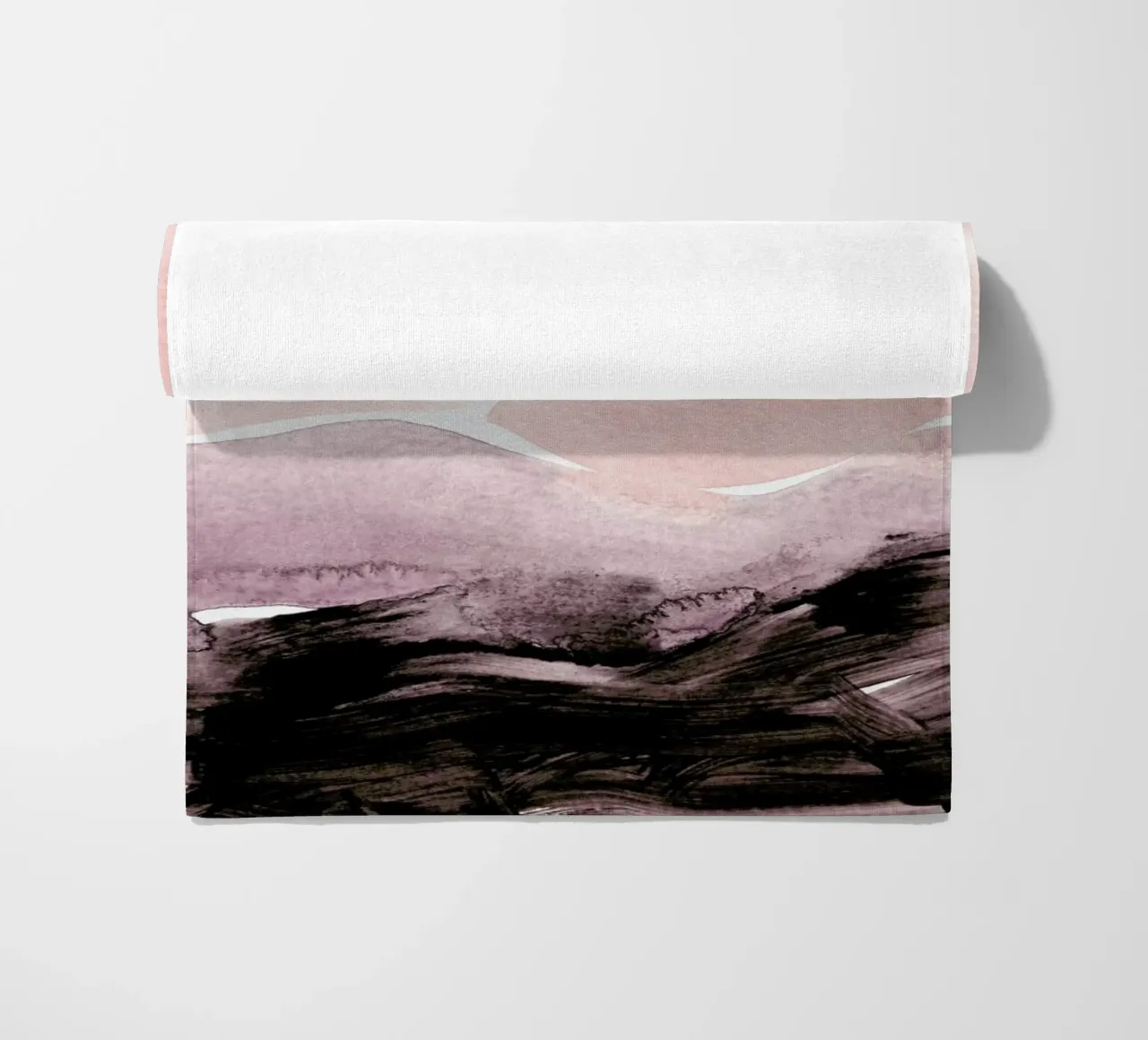 Blush & Mauve toalla de playa de IRIS LEHNHARDT FINE ART