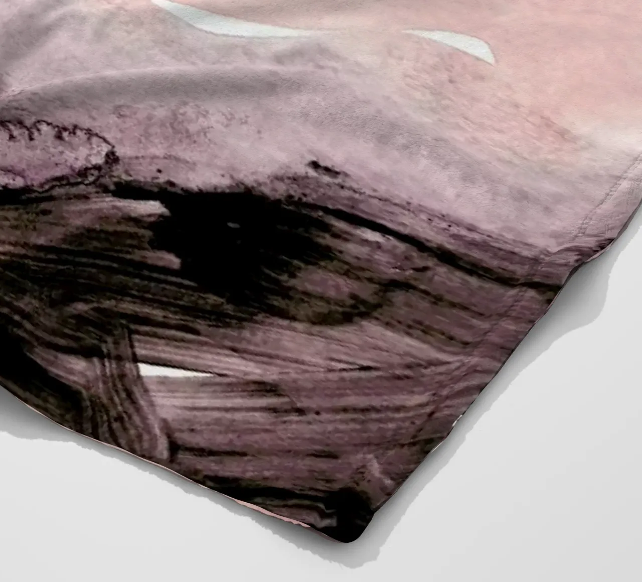 Blush & Mauve coperta in pile da IRIS LEHNHARDT FINE ART