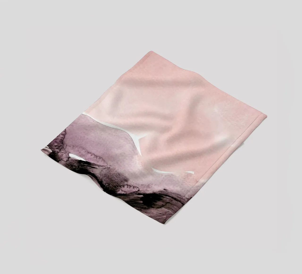 Blush & Mauve coperta in pile da IRIS LEHNHARDT FINE ART