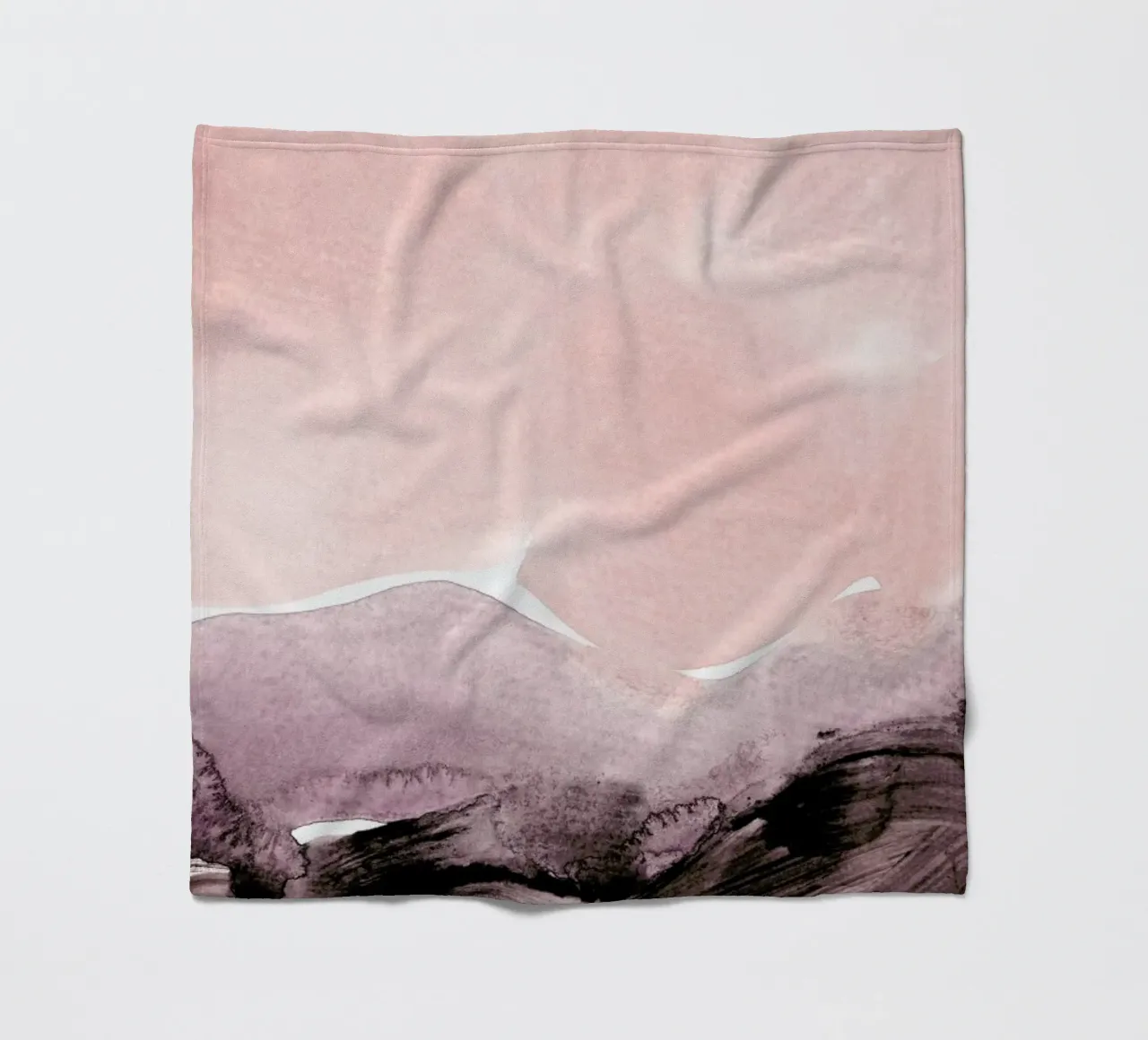Blush & Mauve coperta in pile da IRIS LEHNHARDT FINE ART