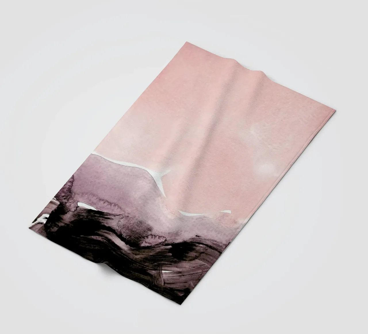 Blush & Mauve coperta in pile da IRIS LEHNHARDT FINE ART