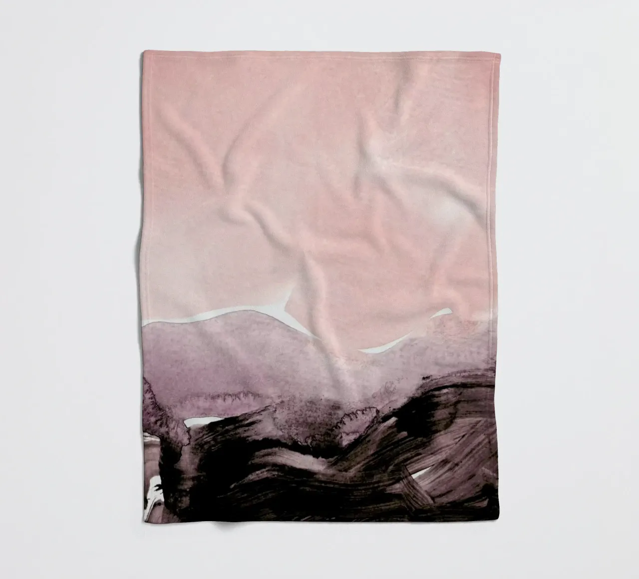 Blush & Mauve coperta in pile da IRIS LEHNHARDT FINE ART