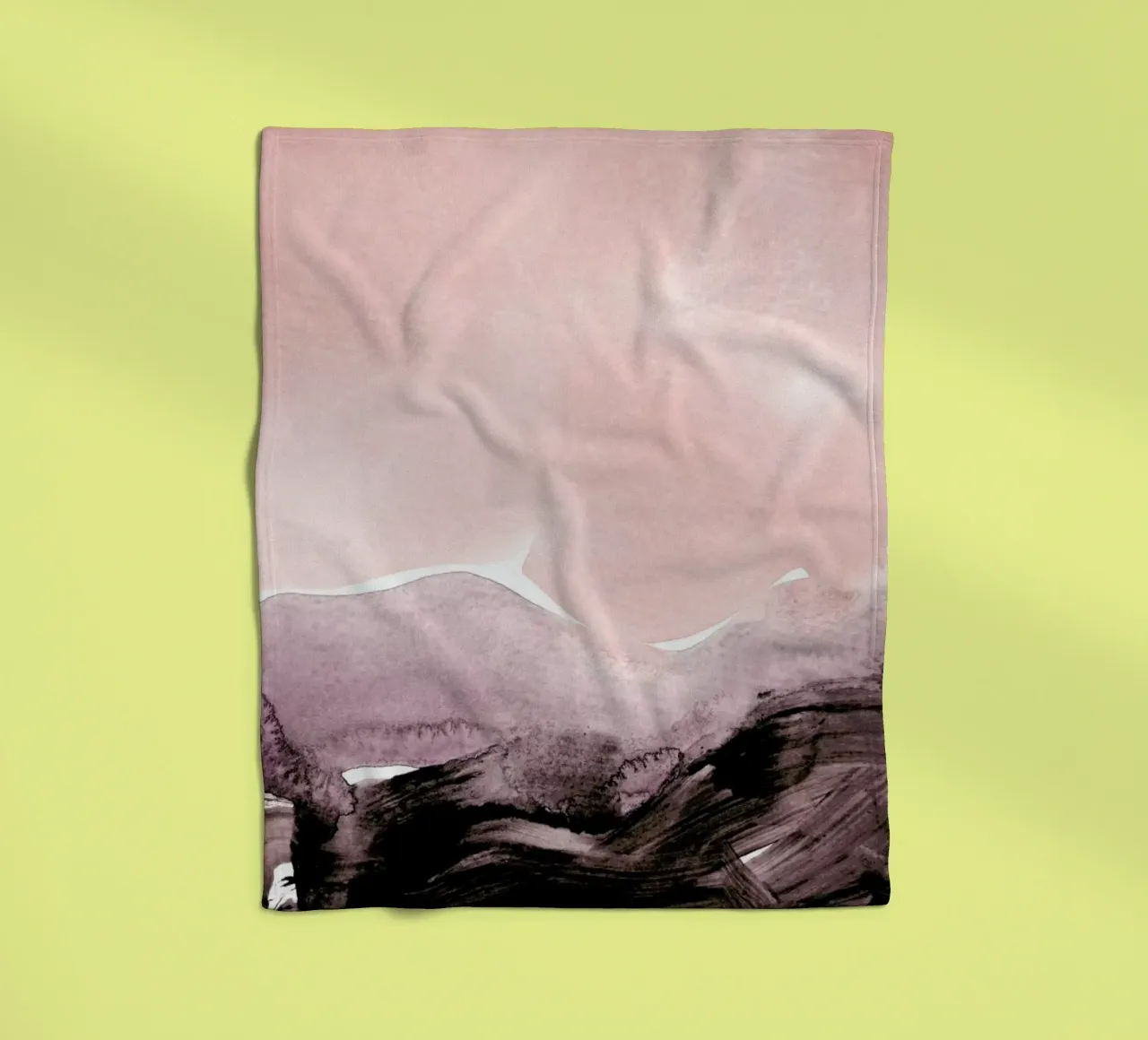 Blush & Mauve coperta in pile da IRIS LEHNHARDT FINE ART