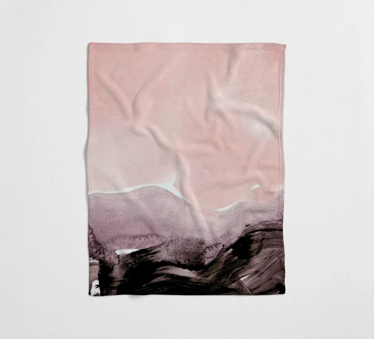 Blush & Mauve coperta in pile da IRIS LEHNHARDT FINE ART