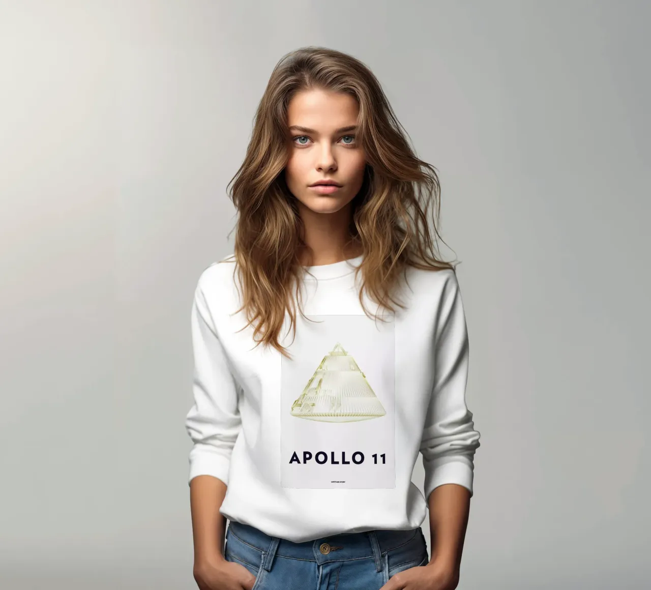 Apollo 11  Landing Module 6 Sweatshirt von Marc Schulthess