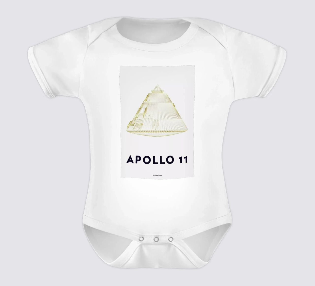 Apollo 11  Landing Module 6 body neonato maniche corte da Marc Schulthess