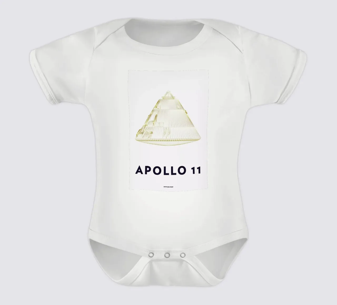 Apollo 11 Landing Module 6 body neonato maniche corte da Marc Schulthess