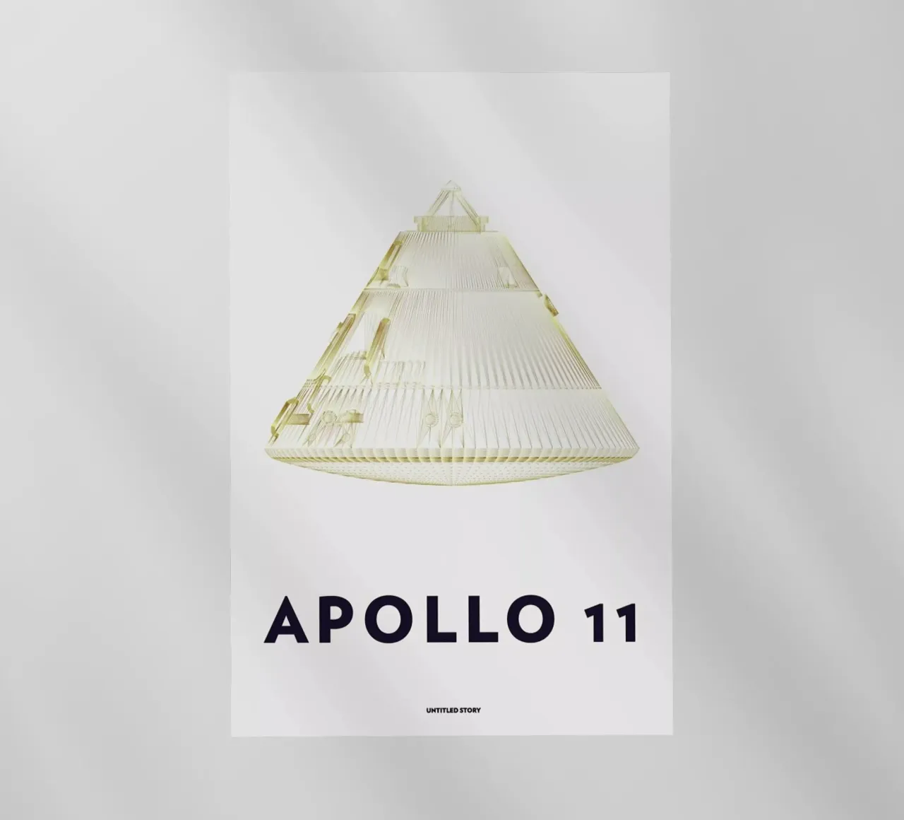 Apollo 11  Landing Module 6 pellicola backlit da Marc Schulthess