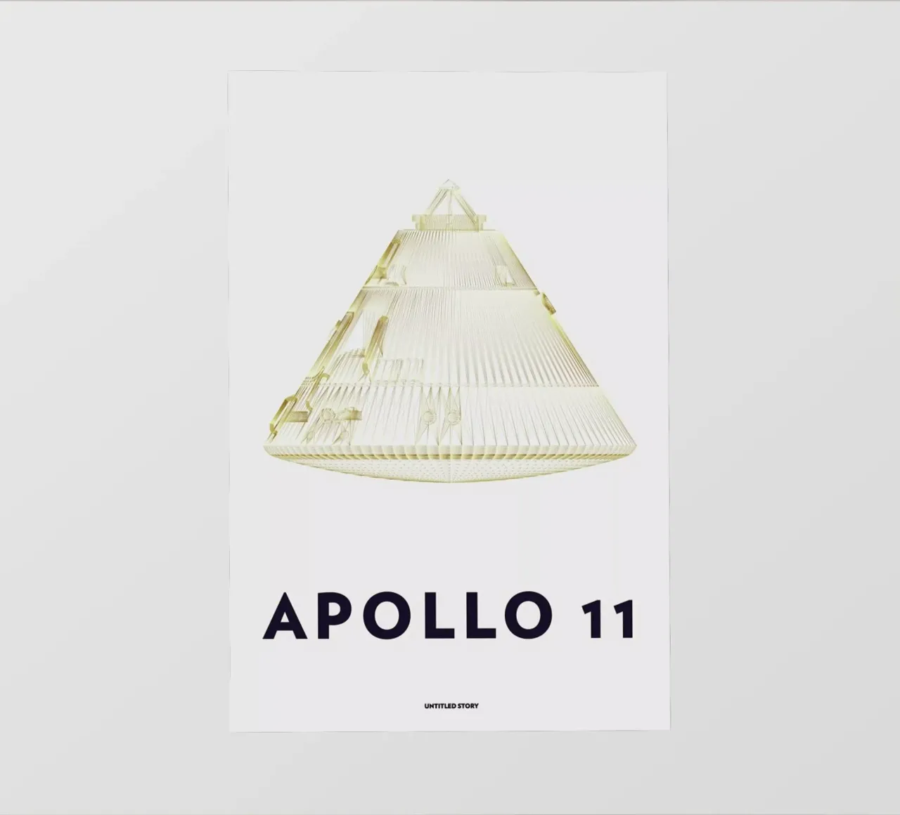 Apollo 11  Landing Module 6 pellicola backlit da Marc Schulthess