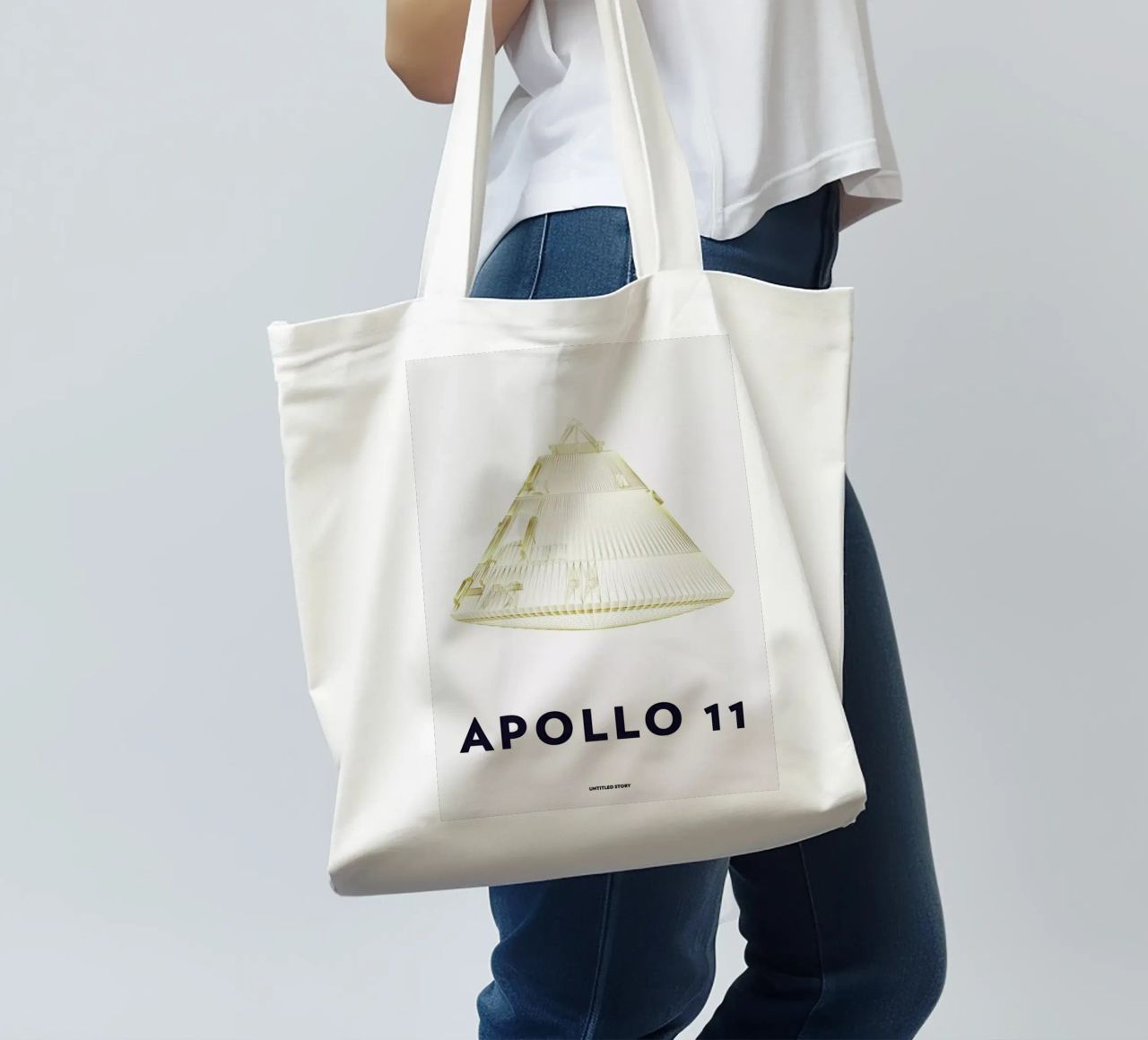 Apollo 11  Landing Module 6 borsa in juta da Marc Schulthess