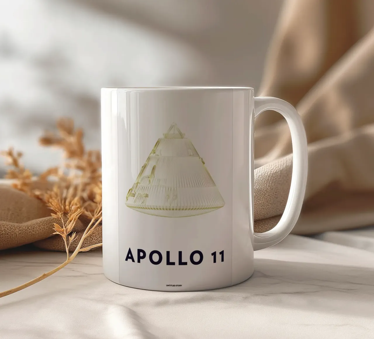 Apollo 11  Landing Module 6 taza de cerámica de Marc Schulthess