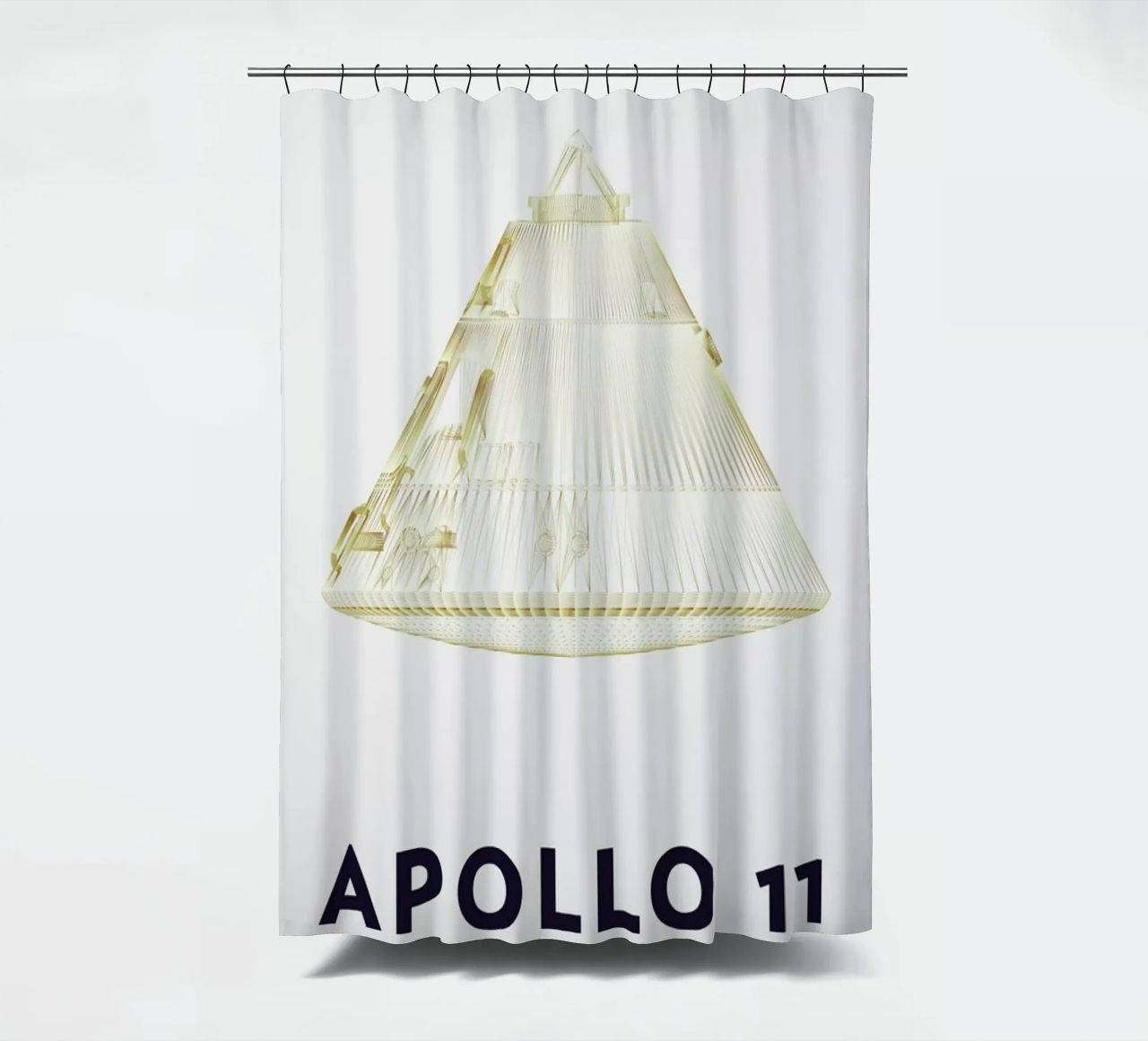 Apollo 11  Landing Module 6 tenda da doccia da Marc Schulthess