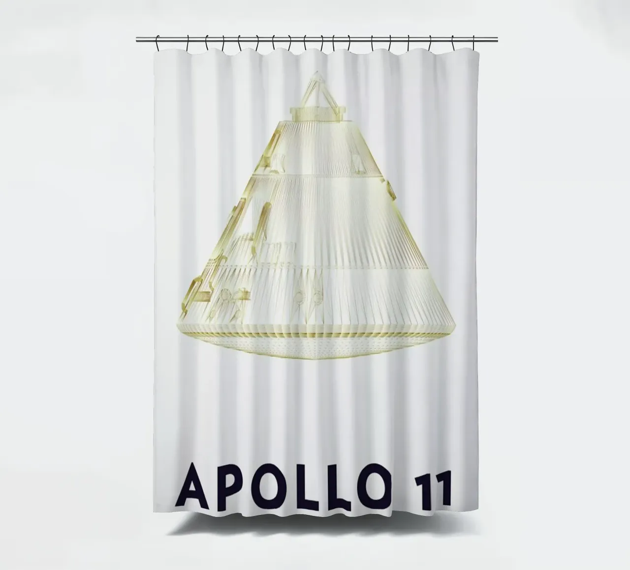 Apollo 11 Landing Module 6 tenda da doccia da Marc Schulthess