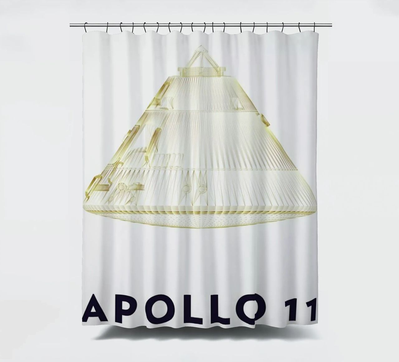 Apollo 11  Landing Module 6 tenda da doccia da Marc Schulthess