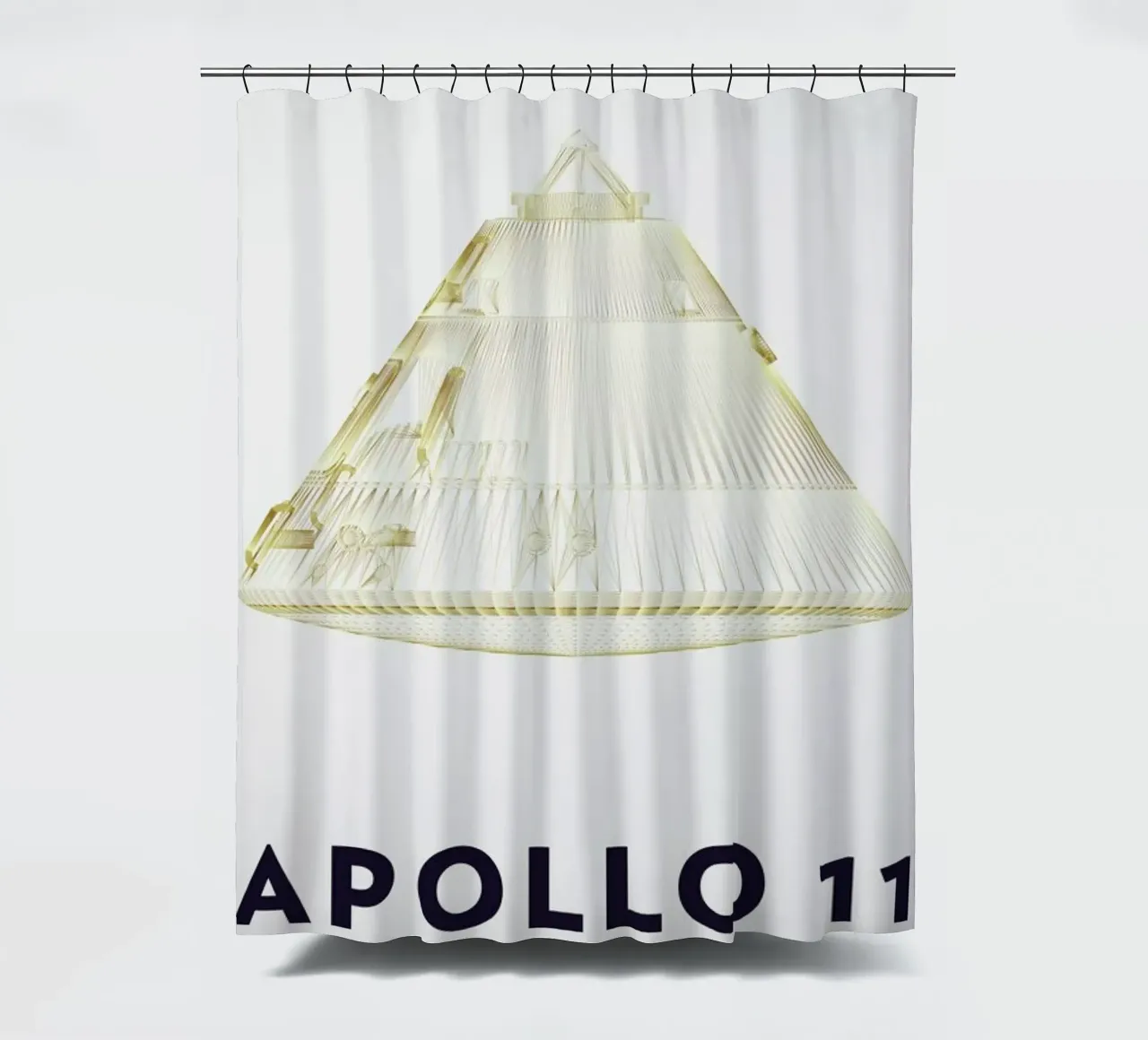 Apollo 11 Landing Module 6 tenda da doccia da Marc Schulthess