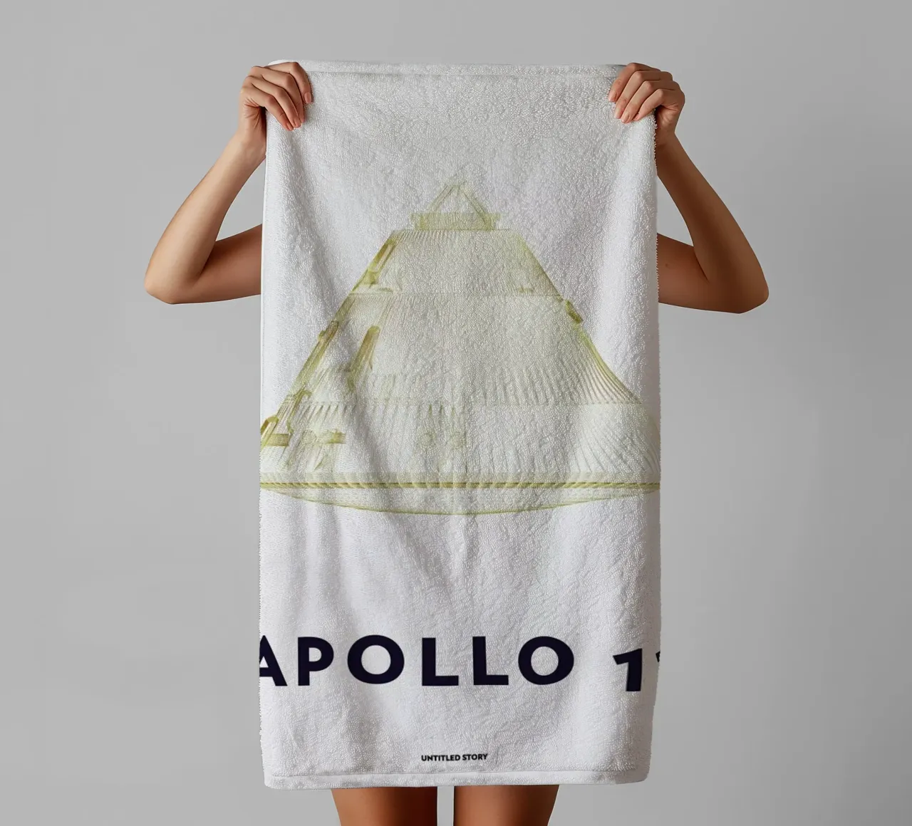 Apollo 11  Landing Module 6 serviette de bain de Marc Schulthess