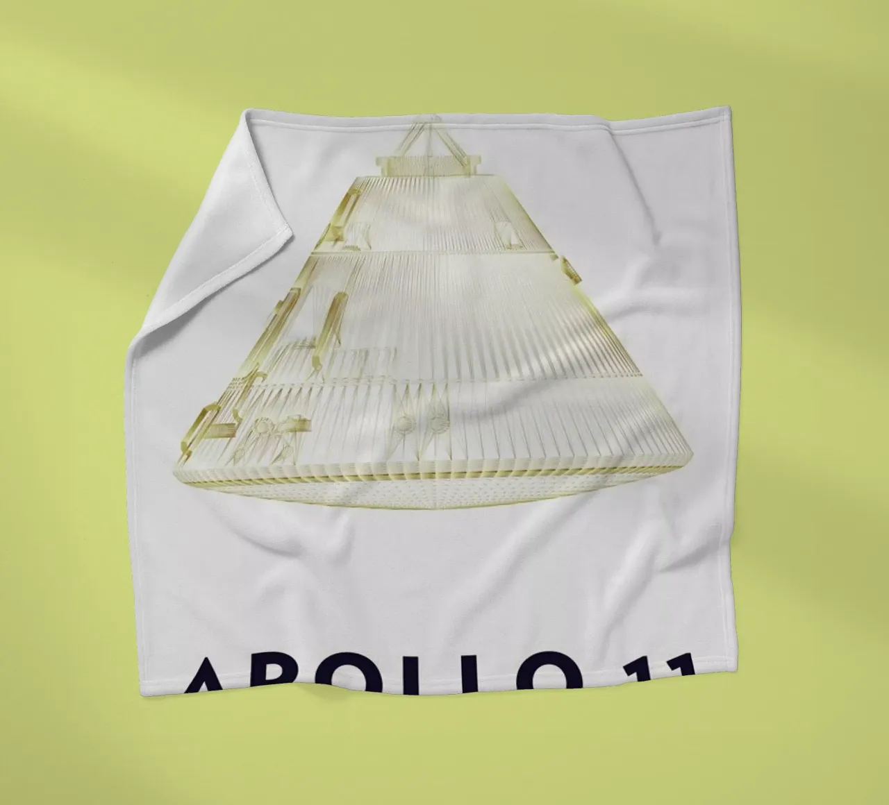 Apollo 11  Landing Module 6 Fleecedecke von Marc Schulthess