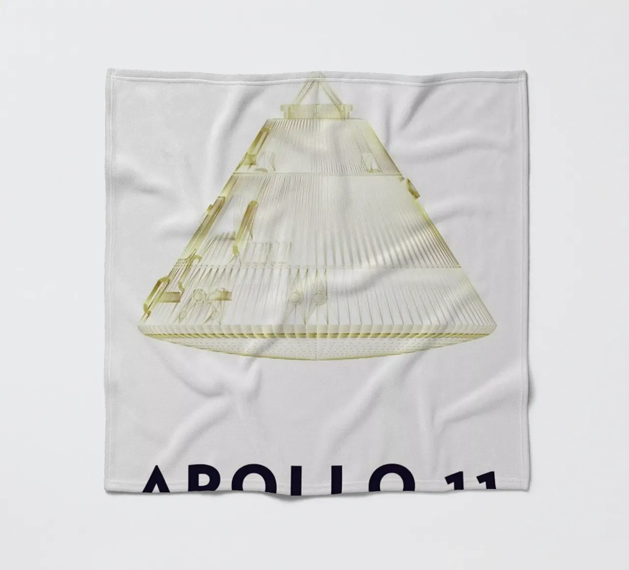 Apollo 11  Landing Module 6 Fleecedecke von Marc Schulthess