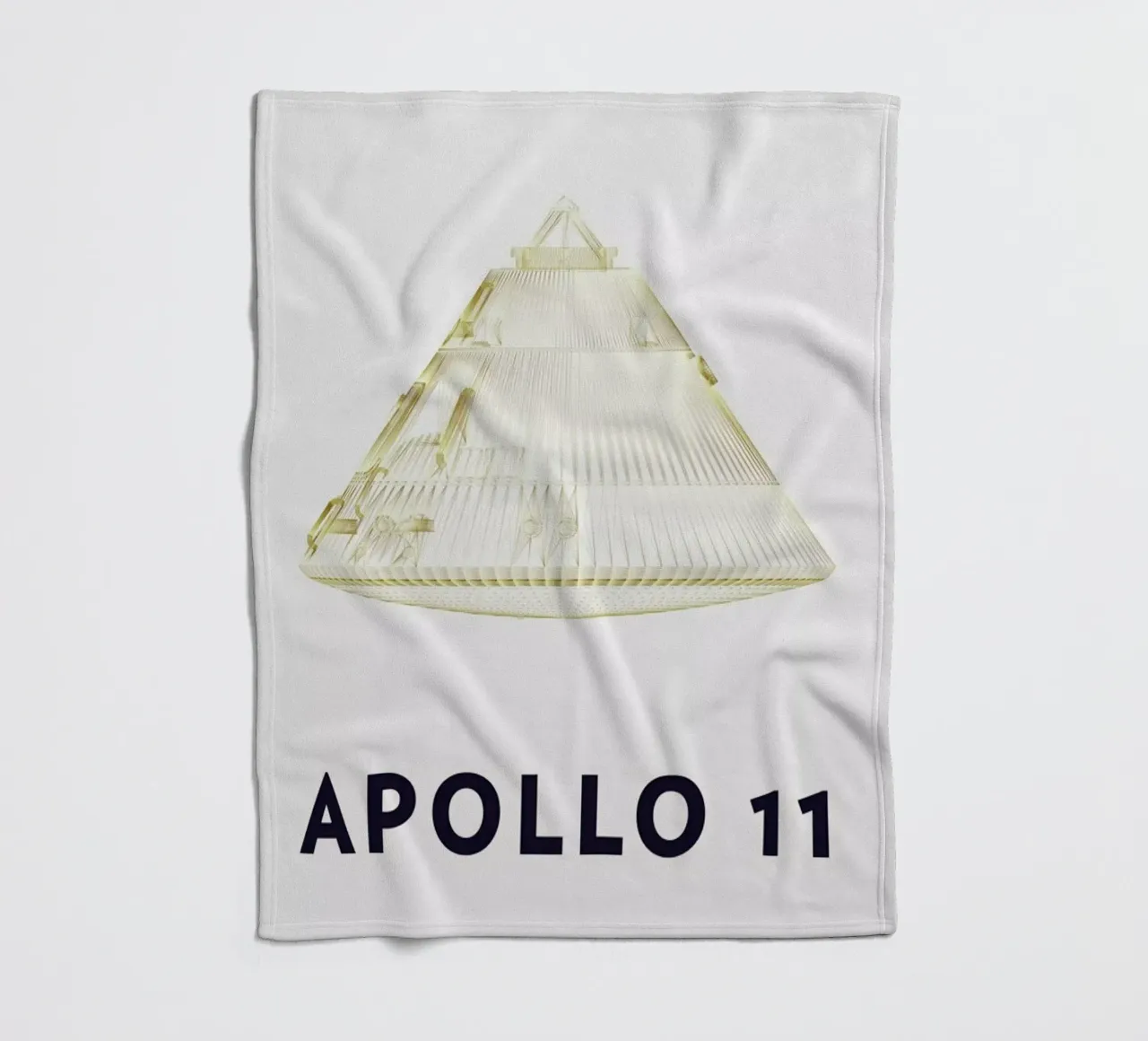 Apollo 11  Landing Module 6 Fleecedecke von Marc Schulthess