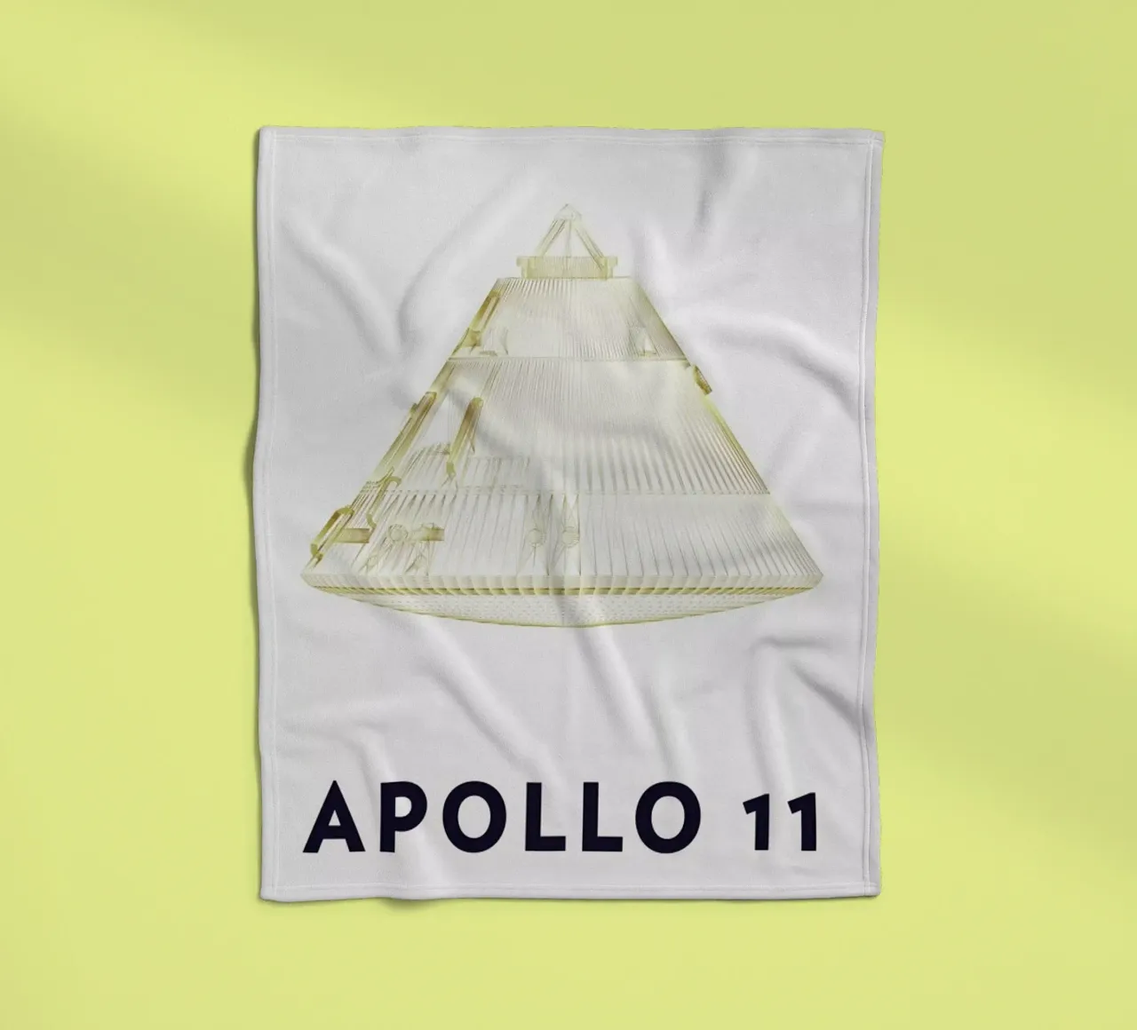 Apollo 11  Landing Module 6 Fleecedecke von Marc Schulthess